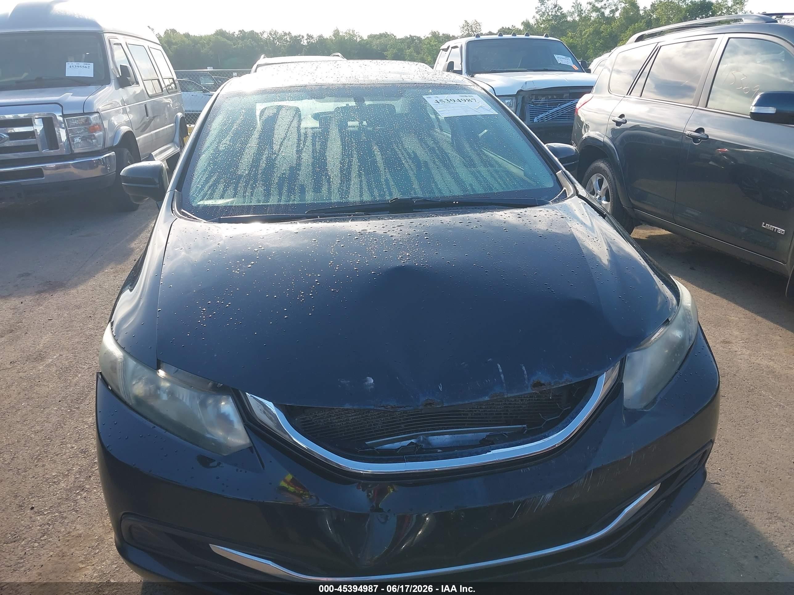 2015 Honda Civic Ex Black vin: 19XFB2F82FE004418