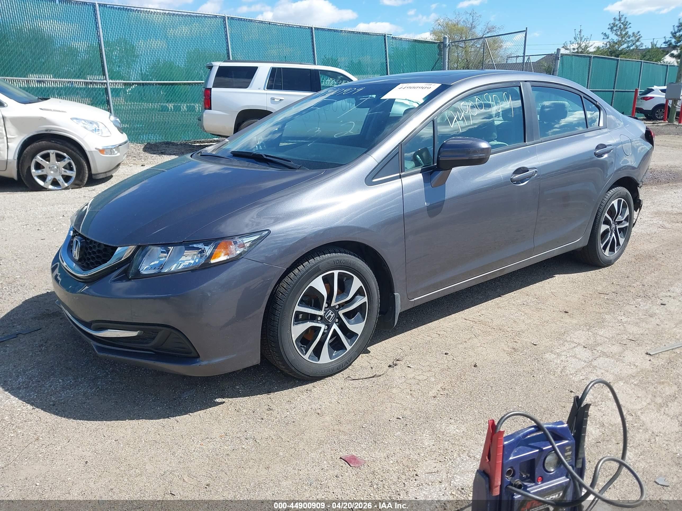 2015 Honda Civic Ex Gray vin: 19XFB2F82FE014835
