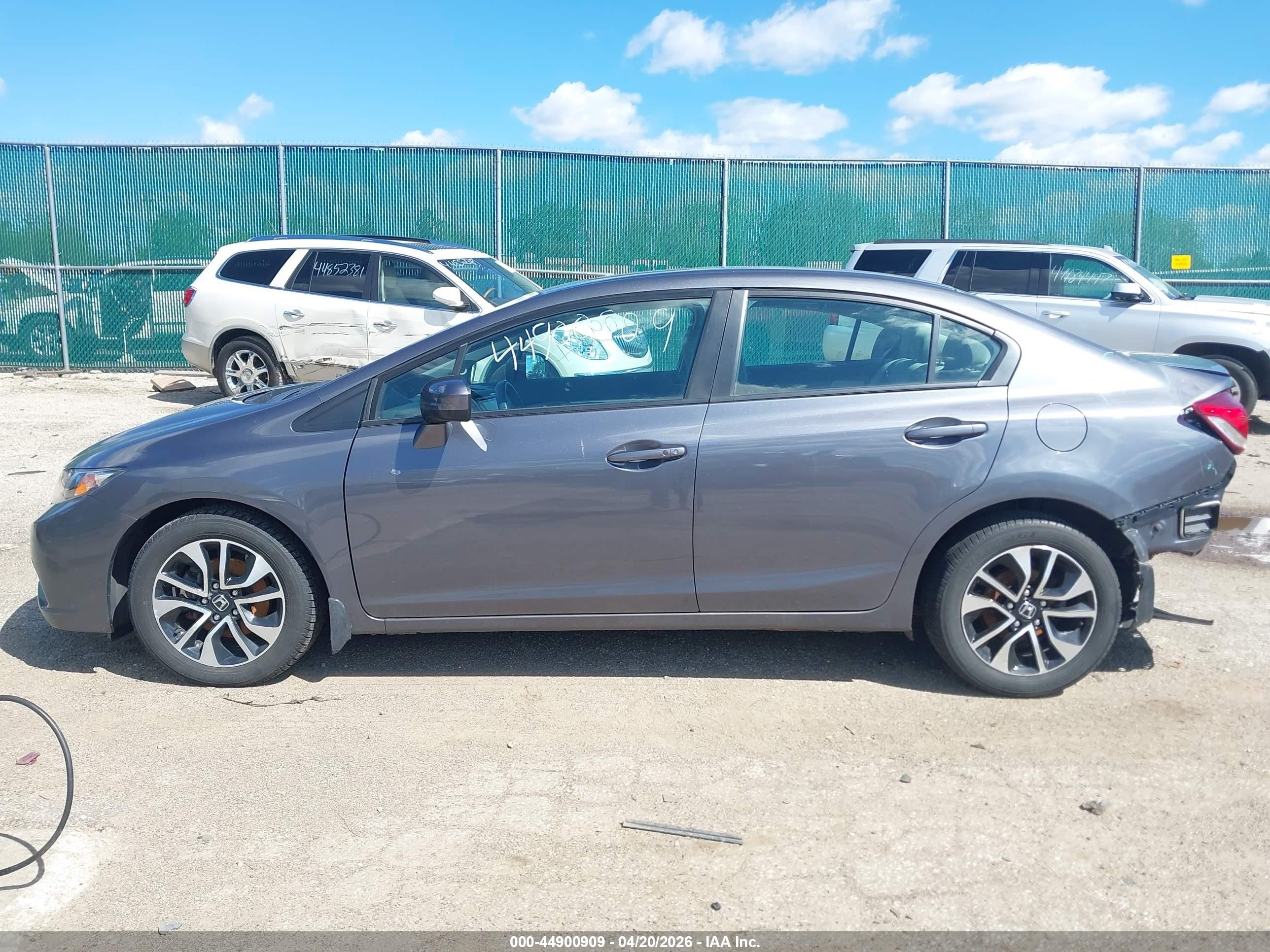 2015 Honda Civic Ex Gray vin: 19XFB2F82FE014835