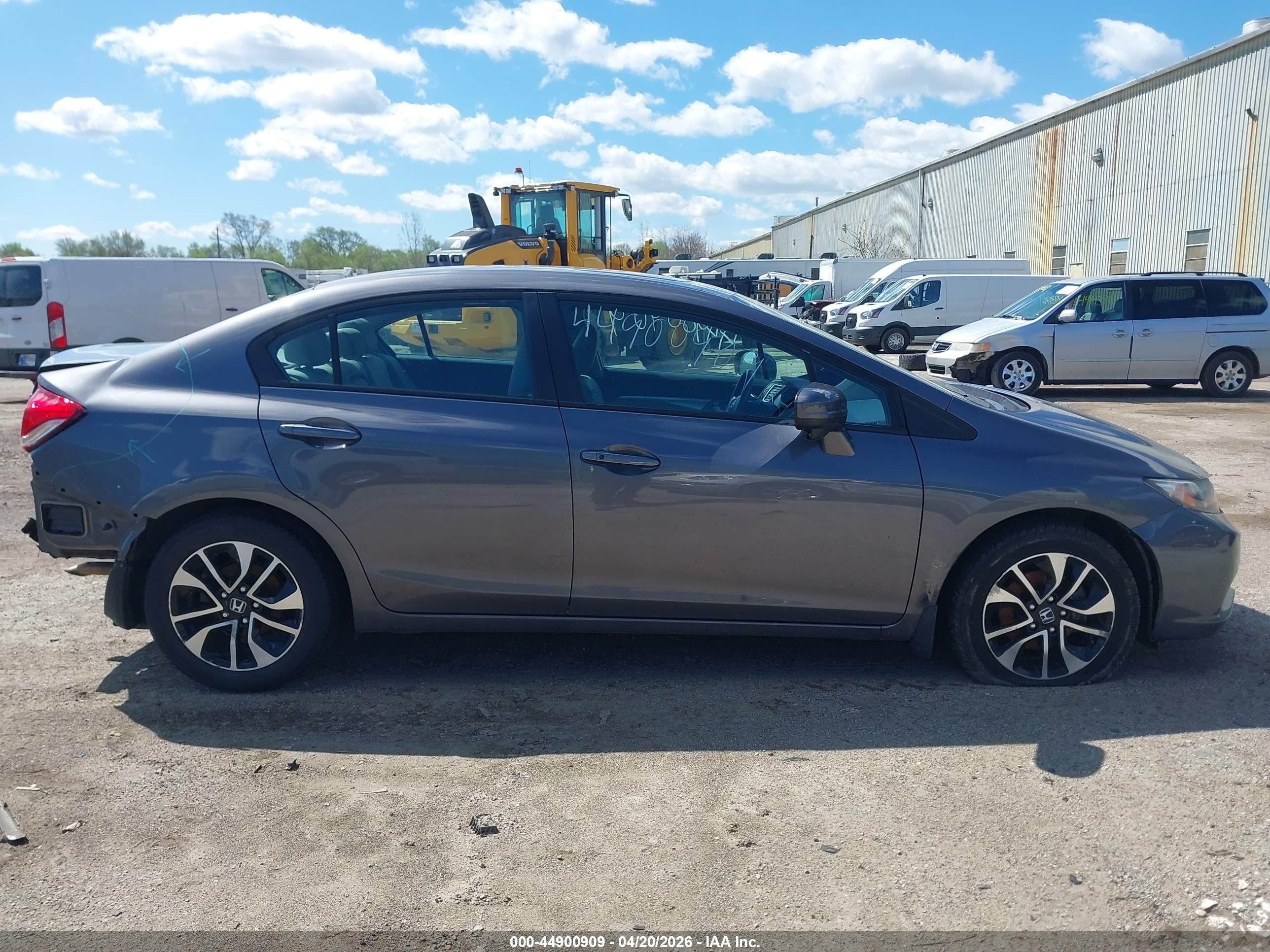 2015 Honda Civic Ex Gray vin: 19XFB2F82FE014835