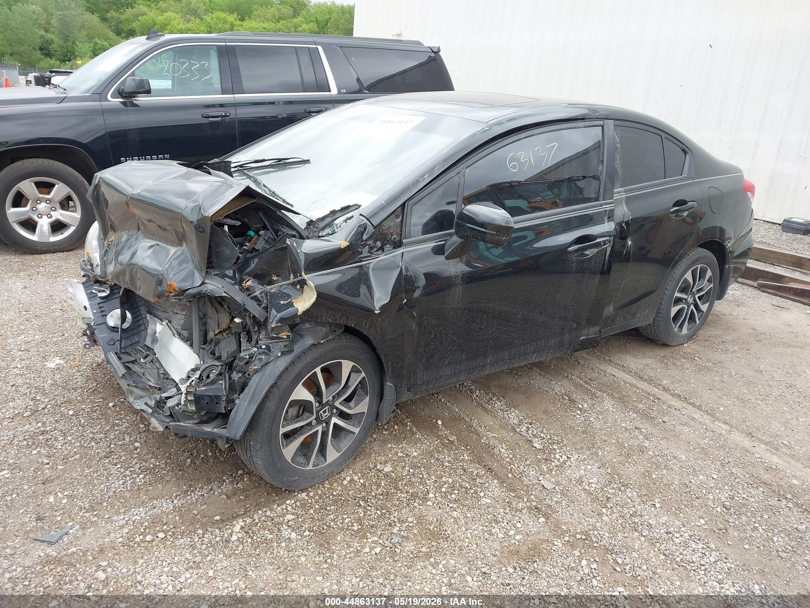 2015 Honda Civic Ex Black vin: 19XFB2F82FE015516