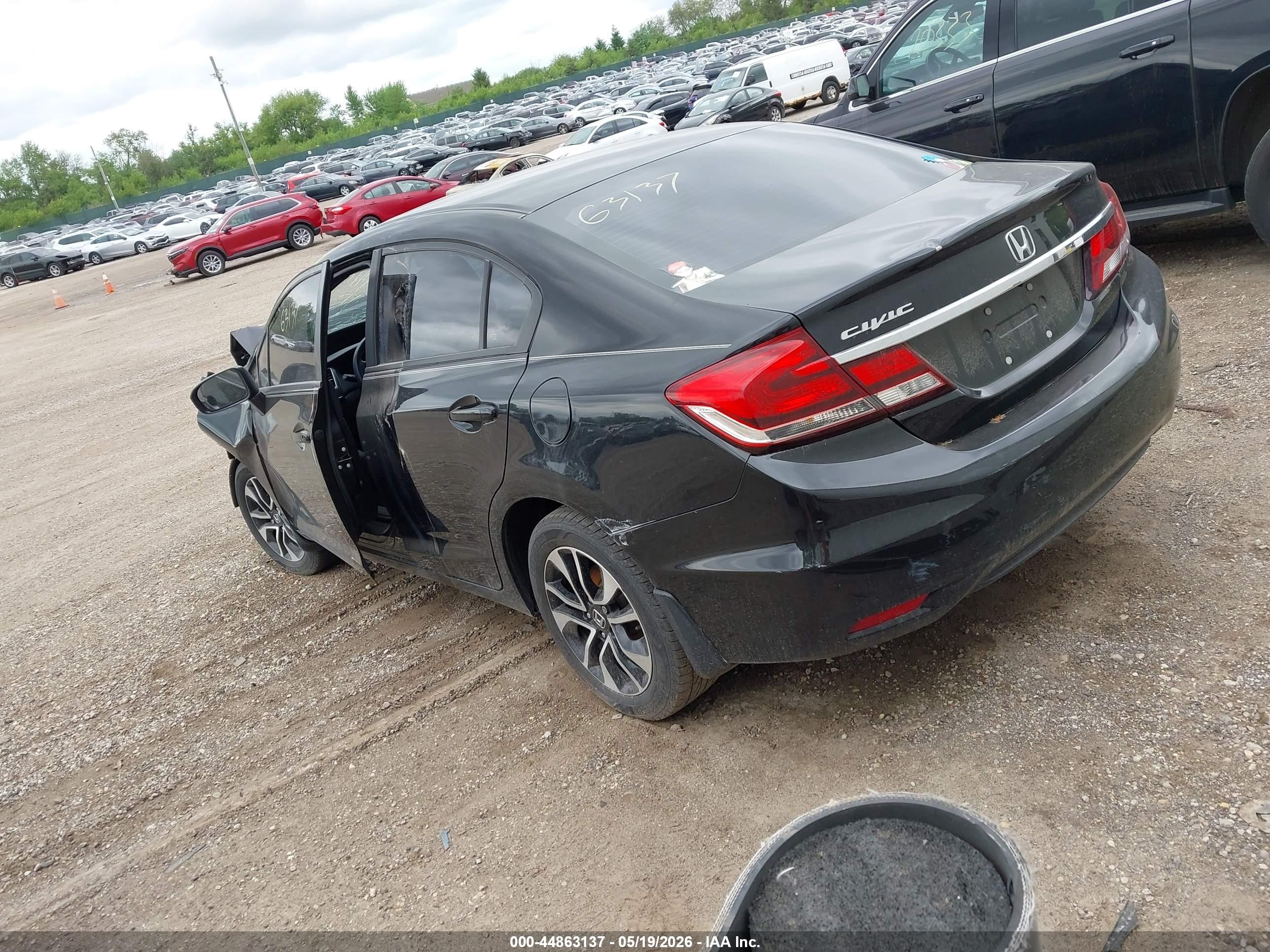2015 Honda Civic Ex Black vin: 19XFB2F82FE015516