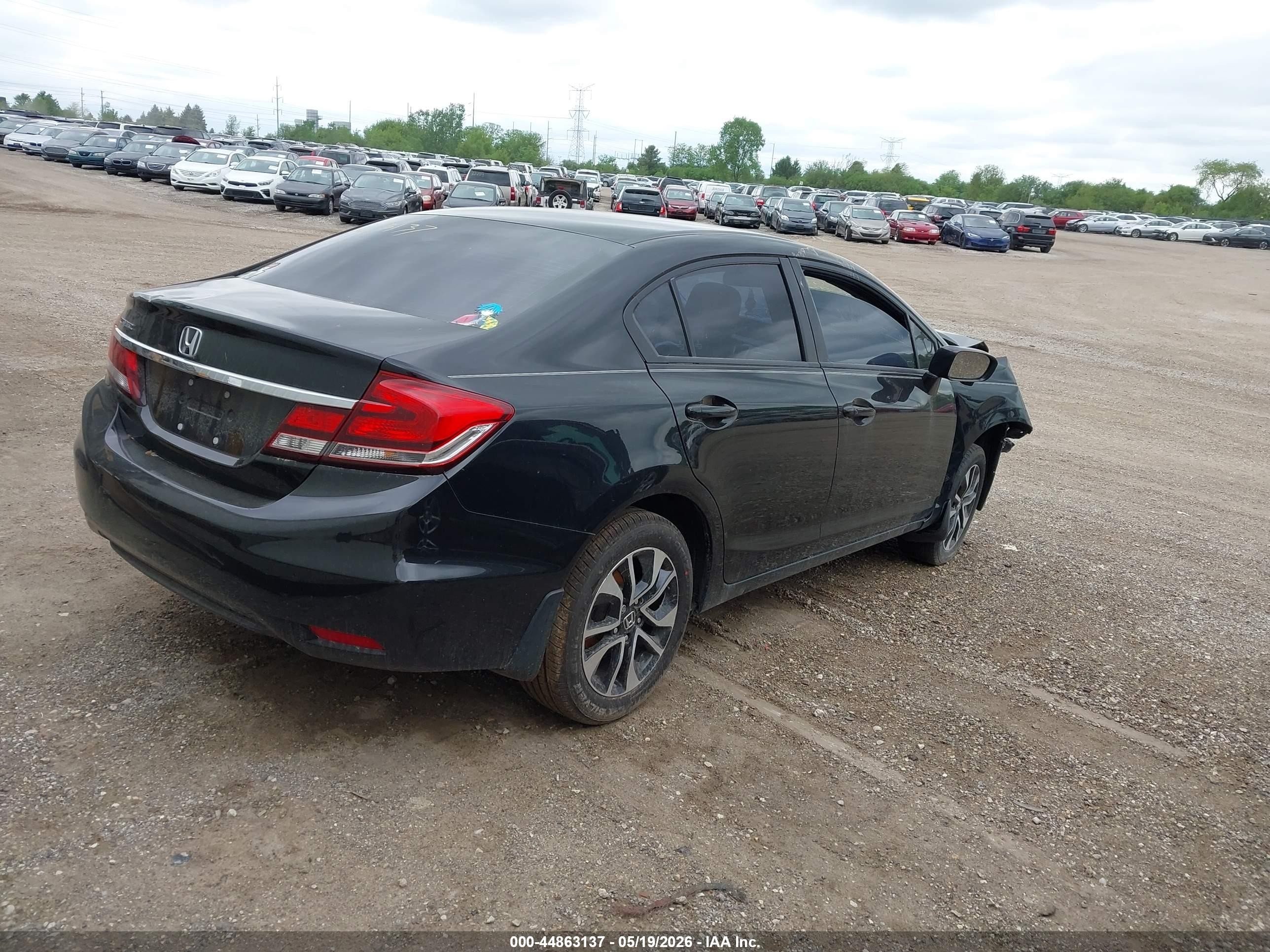 2015 Honda Civic Ex Black vin: 19XFB2F82FE015516
