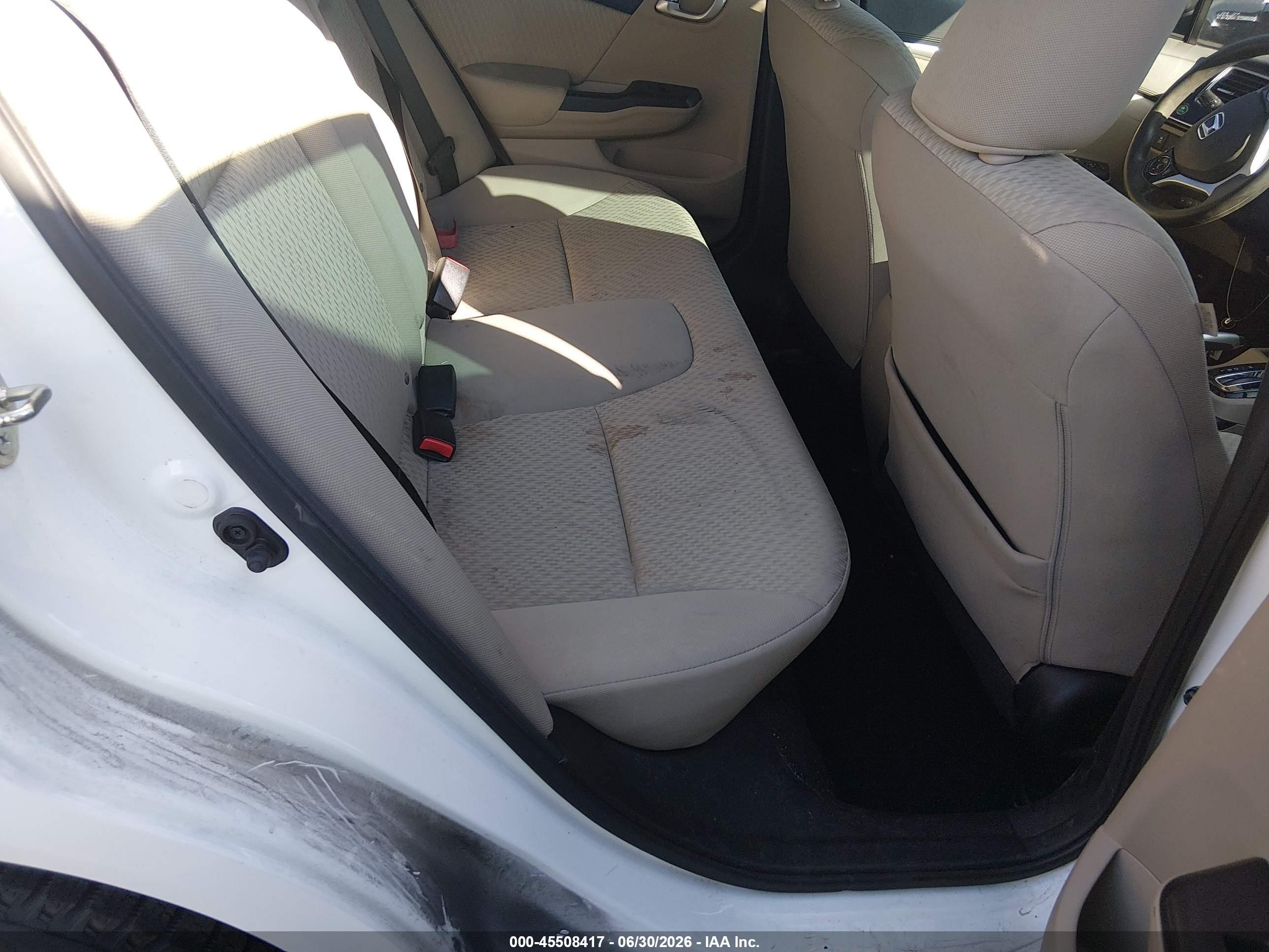 2015 Honda Civic Ex White vin: 19XFB2F82FE033904