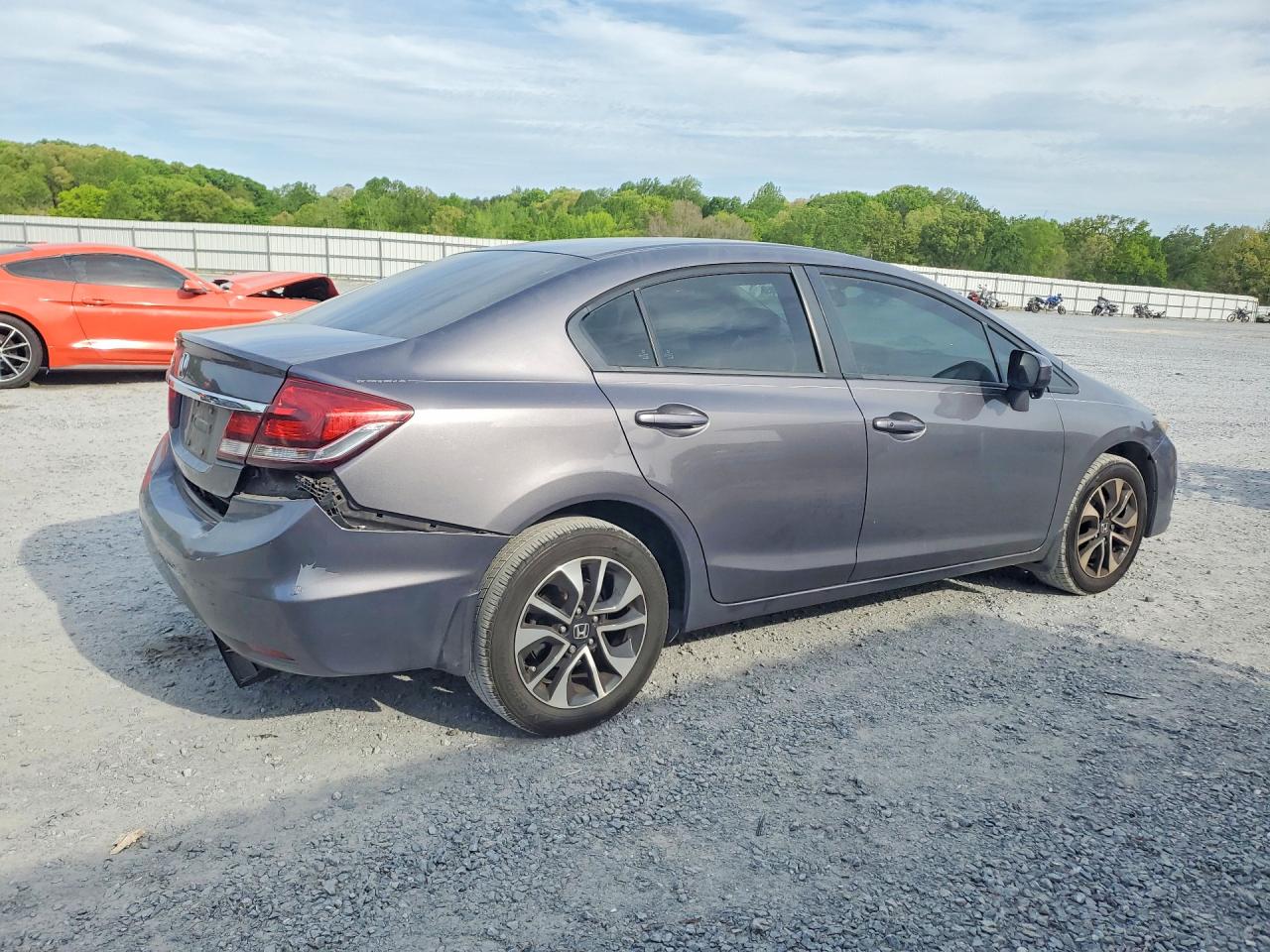 2015 Honda Civic Ex Gray vin: 19XFB2F82FE037600