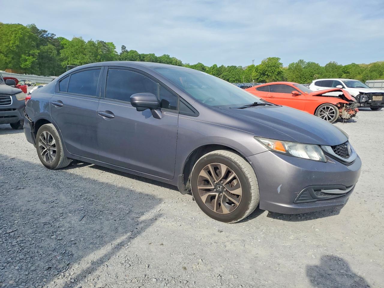 2015 Honda Civic Ex Gray vin: 19XFB2F82FE037600