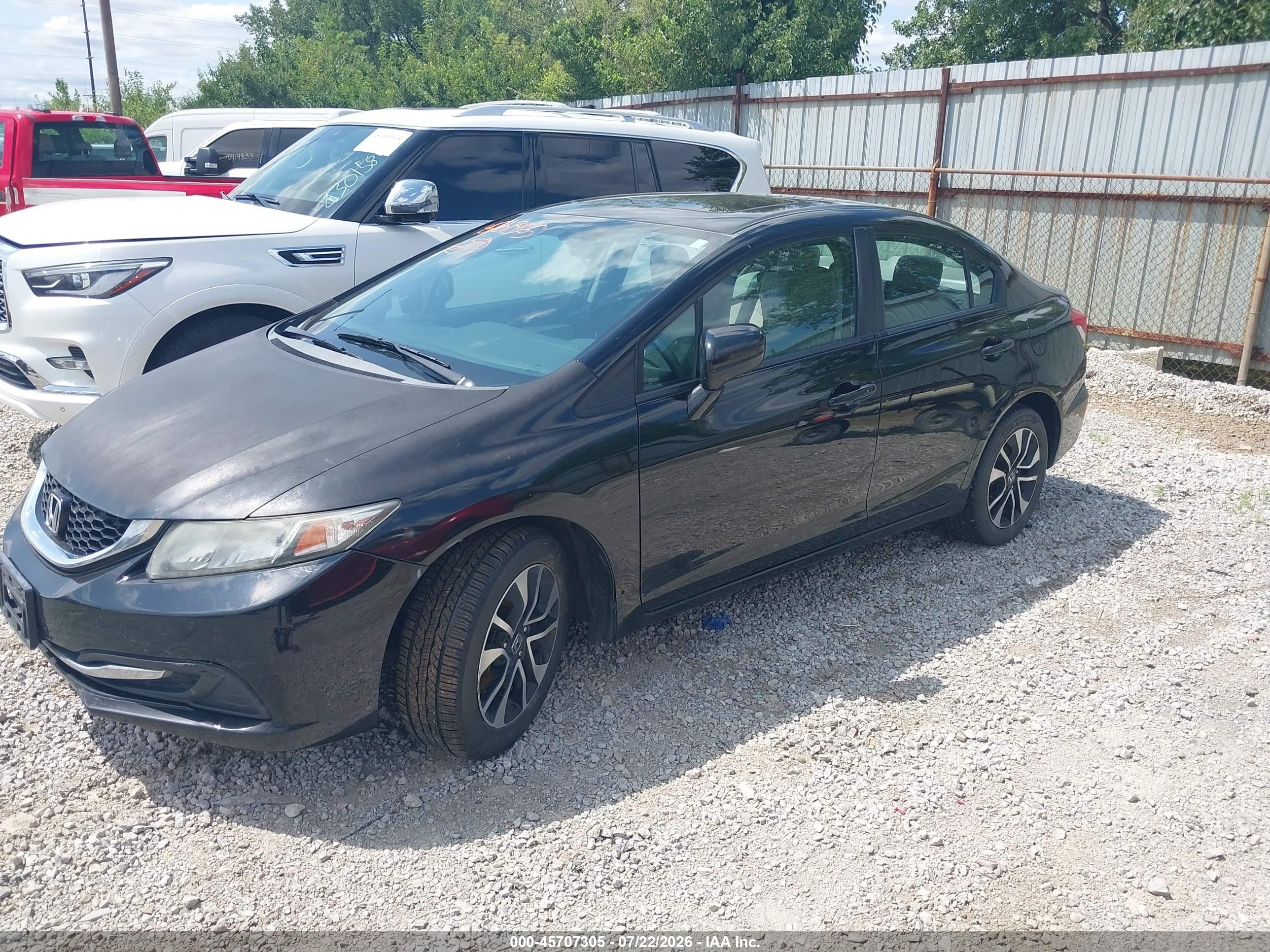 2015 Honda Civic Ex Black vin: 19XFB2F82FE045003