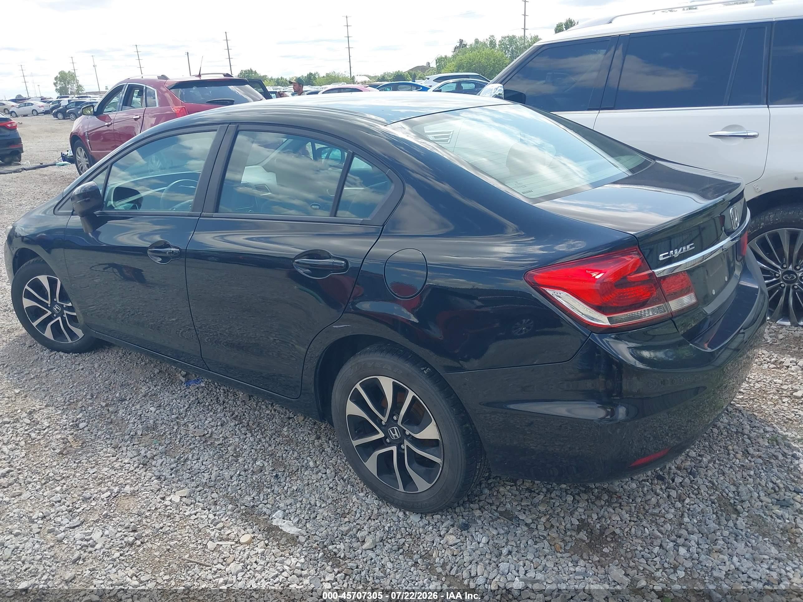 2015 Honda Civic Ex Black vin: 19XFB2F82FE045003