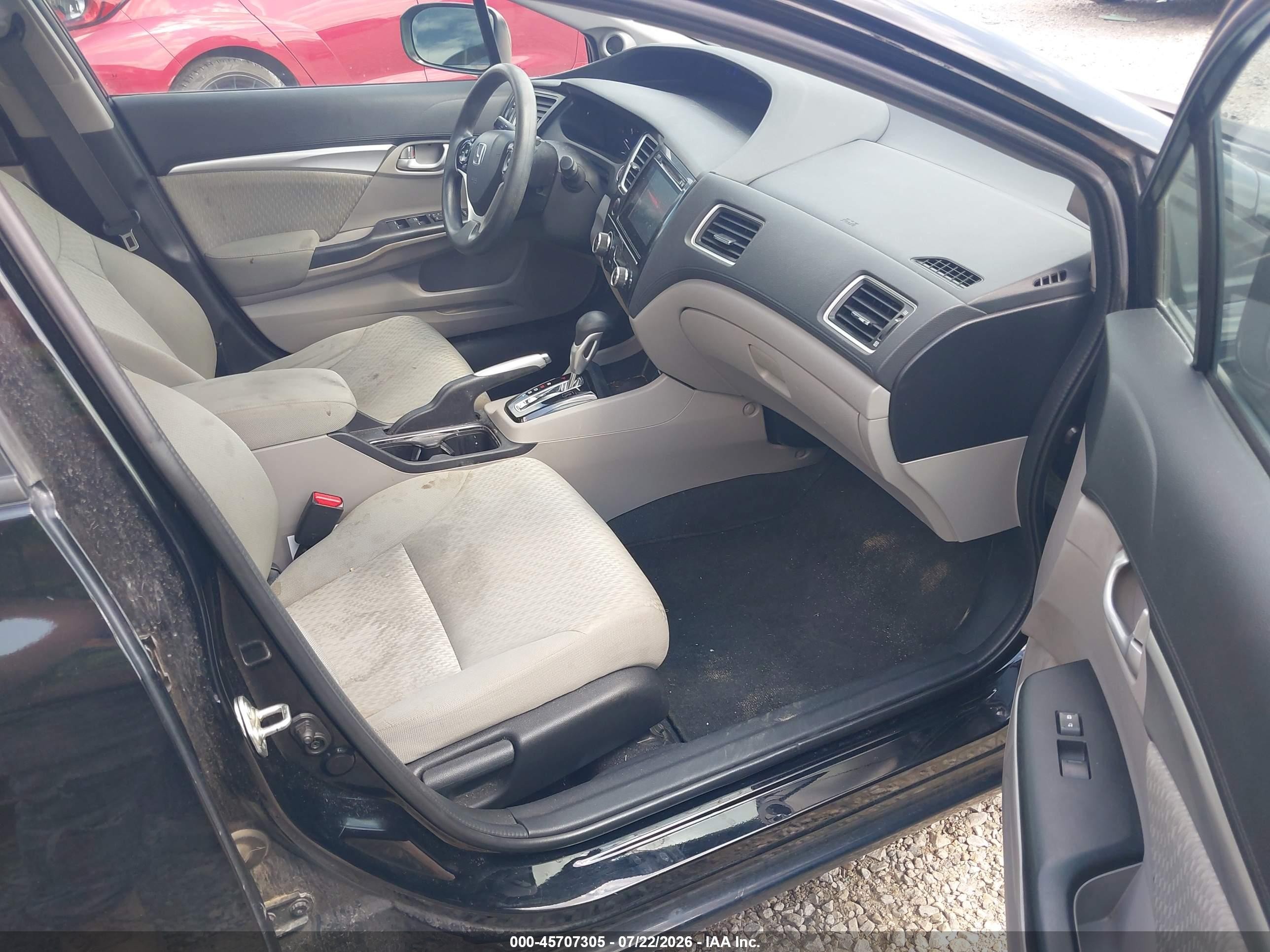 2015 Honda Civic Ex Black vin: 19XFB2F82FE045003