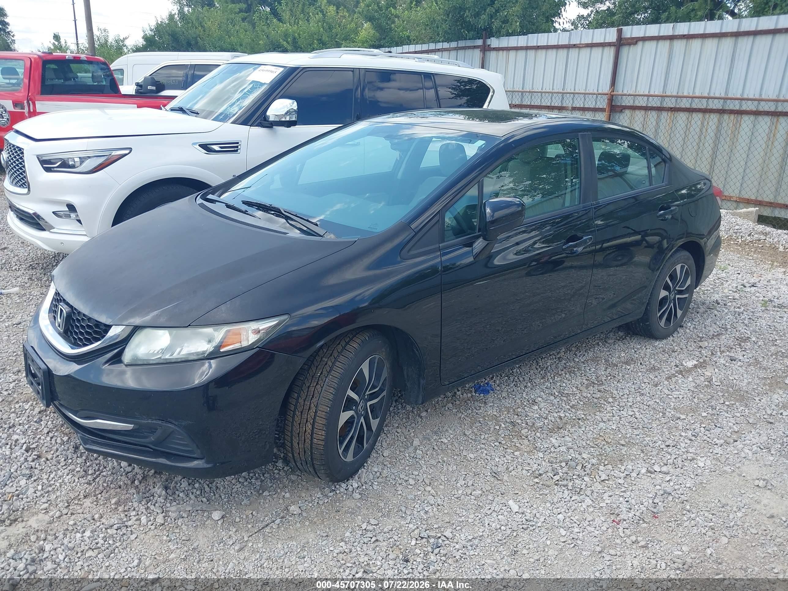 2015 Honda Civic Ex Black vin: 19XFB2F82FE045003