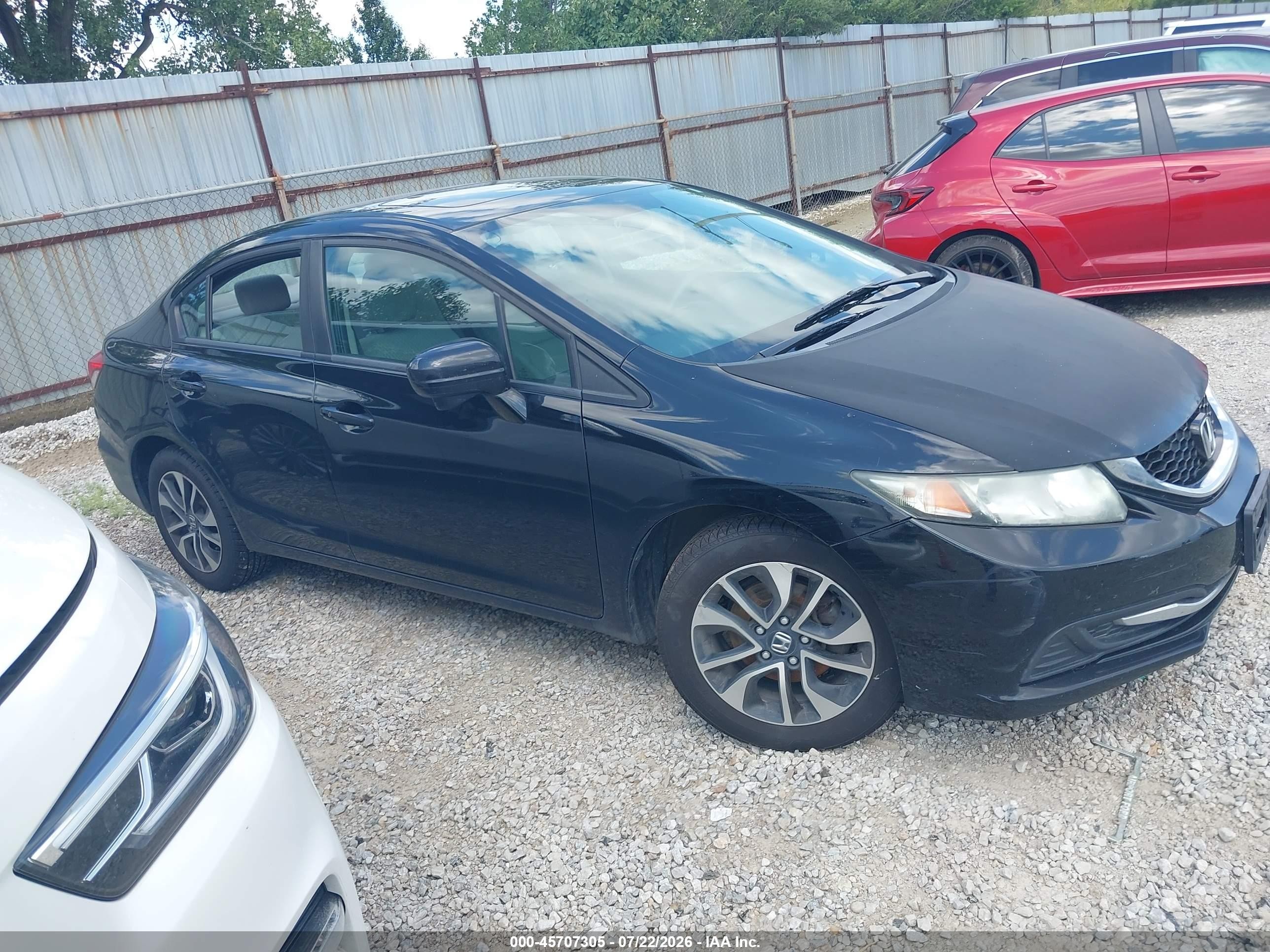 2015 Honda Civic Ex Black vin: 19XFB2F82FE045003