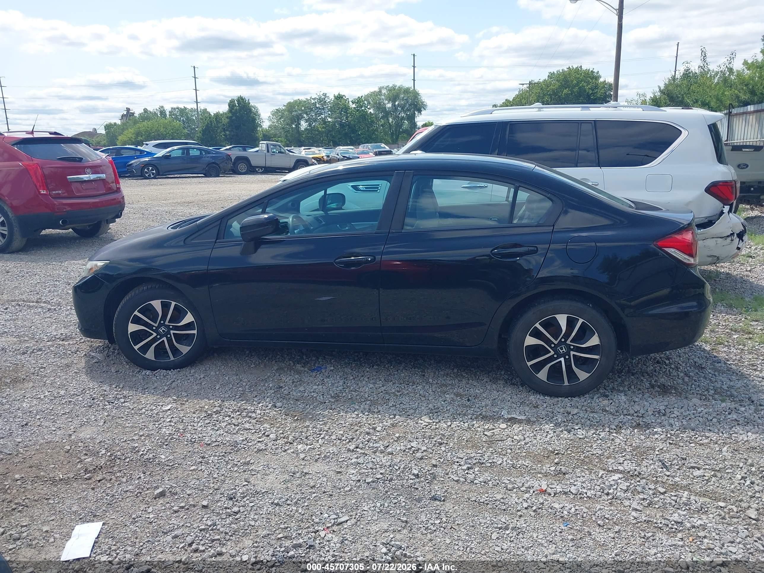 2015 Honda Civic Ex Black vin: 19XFB2F82FE045003