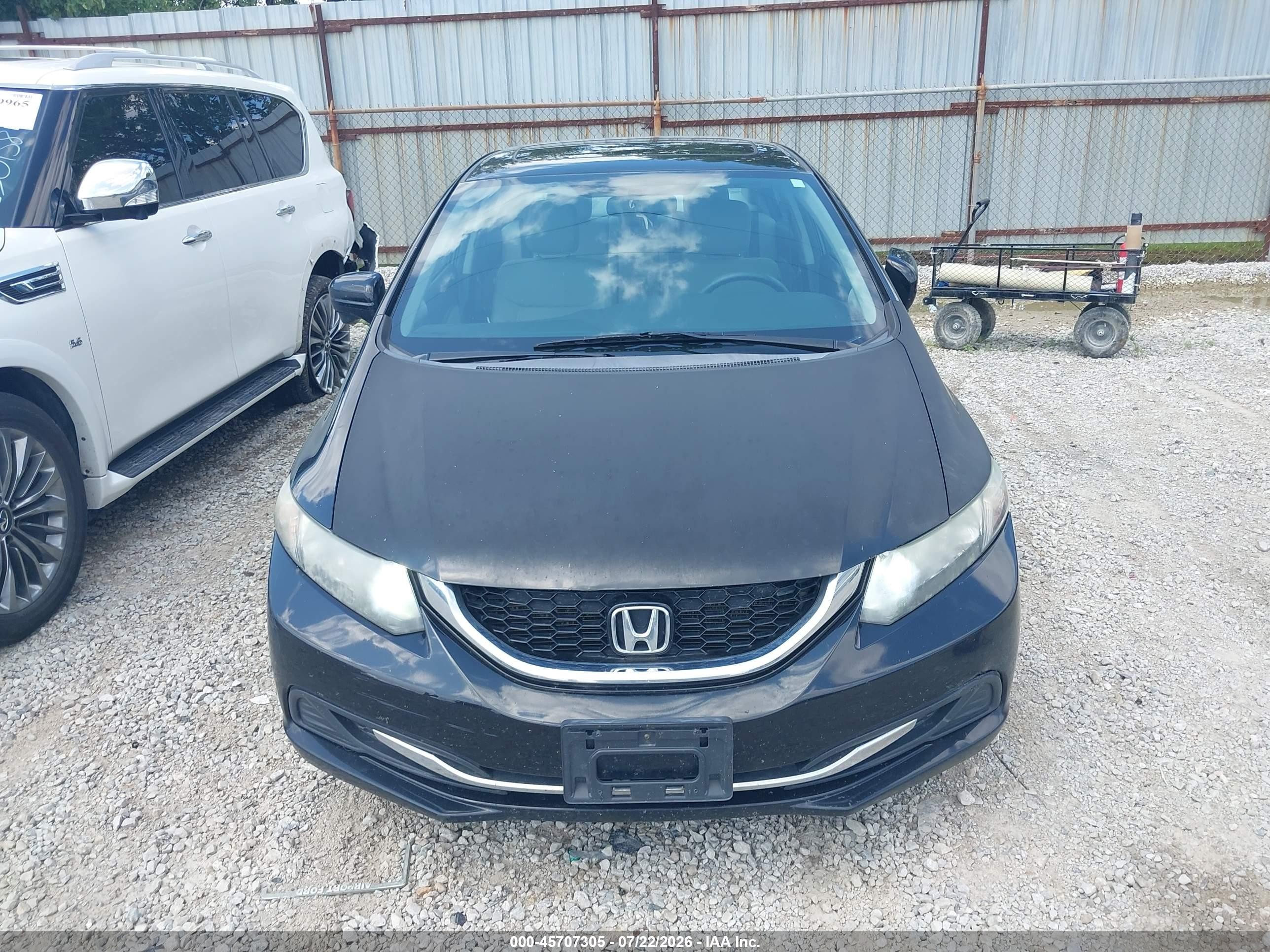 2015 Honda Civic Ex Black vin: 19XFB2F82FE045003