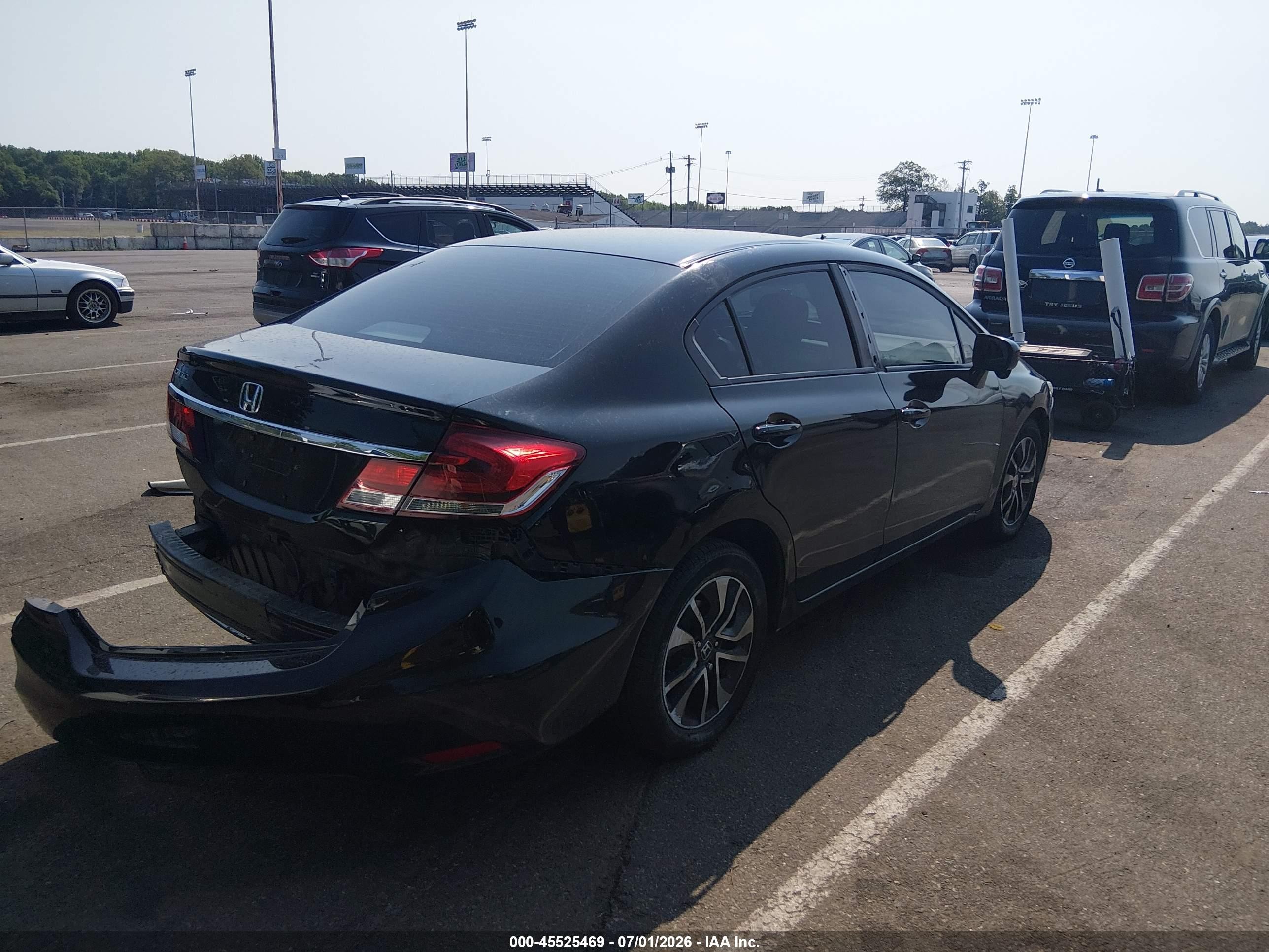 2015 Honda Civic Ex Black vin: 19XFB2F82FE052159