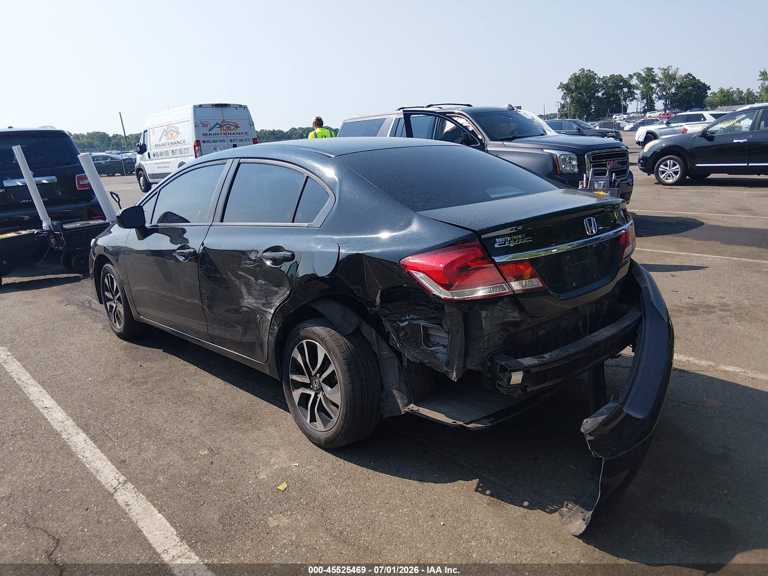 2015 Honda Civic Ex Black vin: 19XFB2F82FE052159