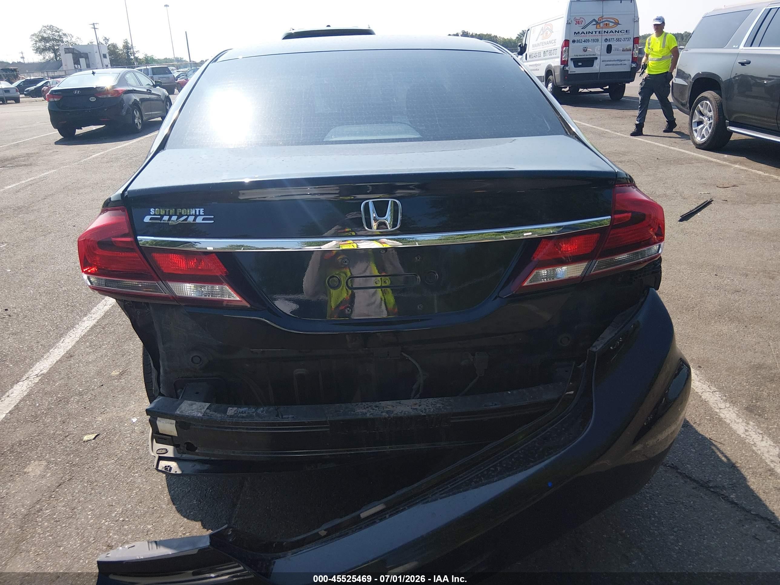2015 Honda Civic Ex Black vin: 19XFB2F82FE052159