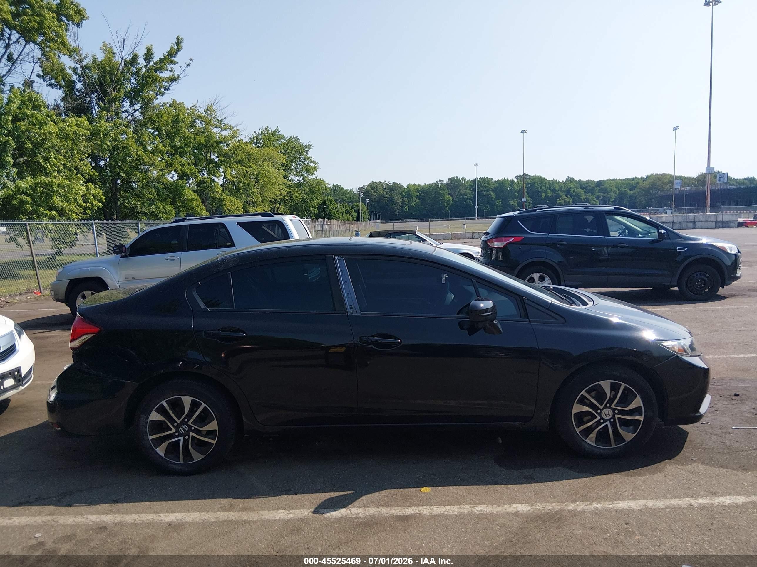 2015 Honda Civic Ex Black vin: 19XFB2F82FE052159