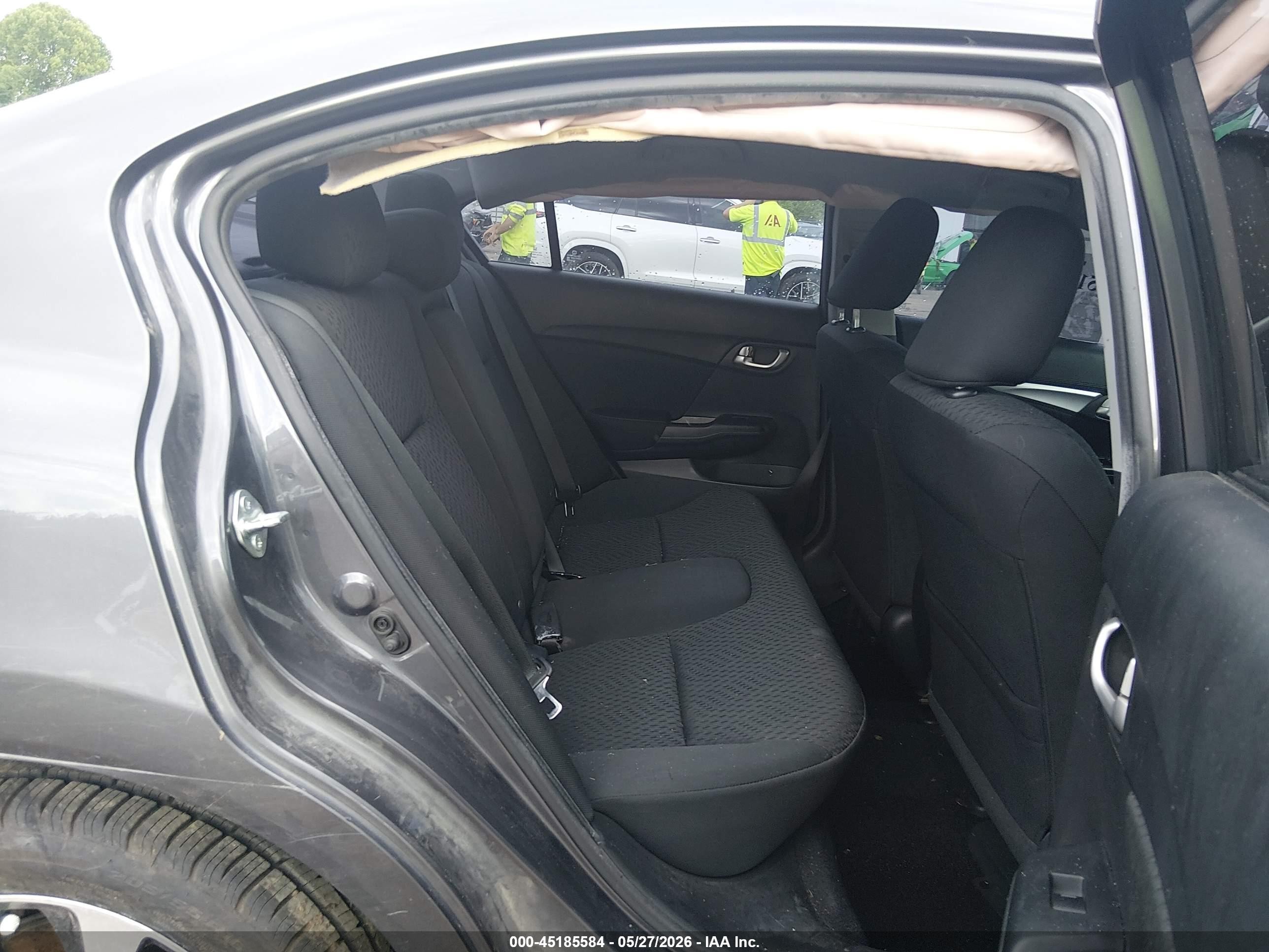 2015 Honda Civic Ex Серый vin: 19XFB2F82FE067647