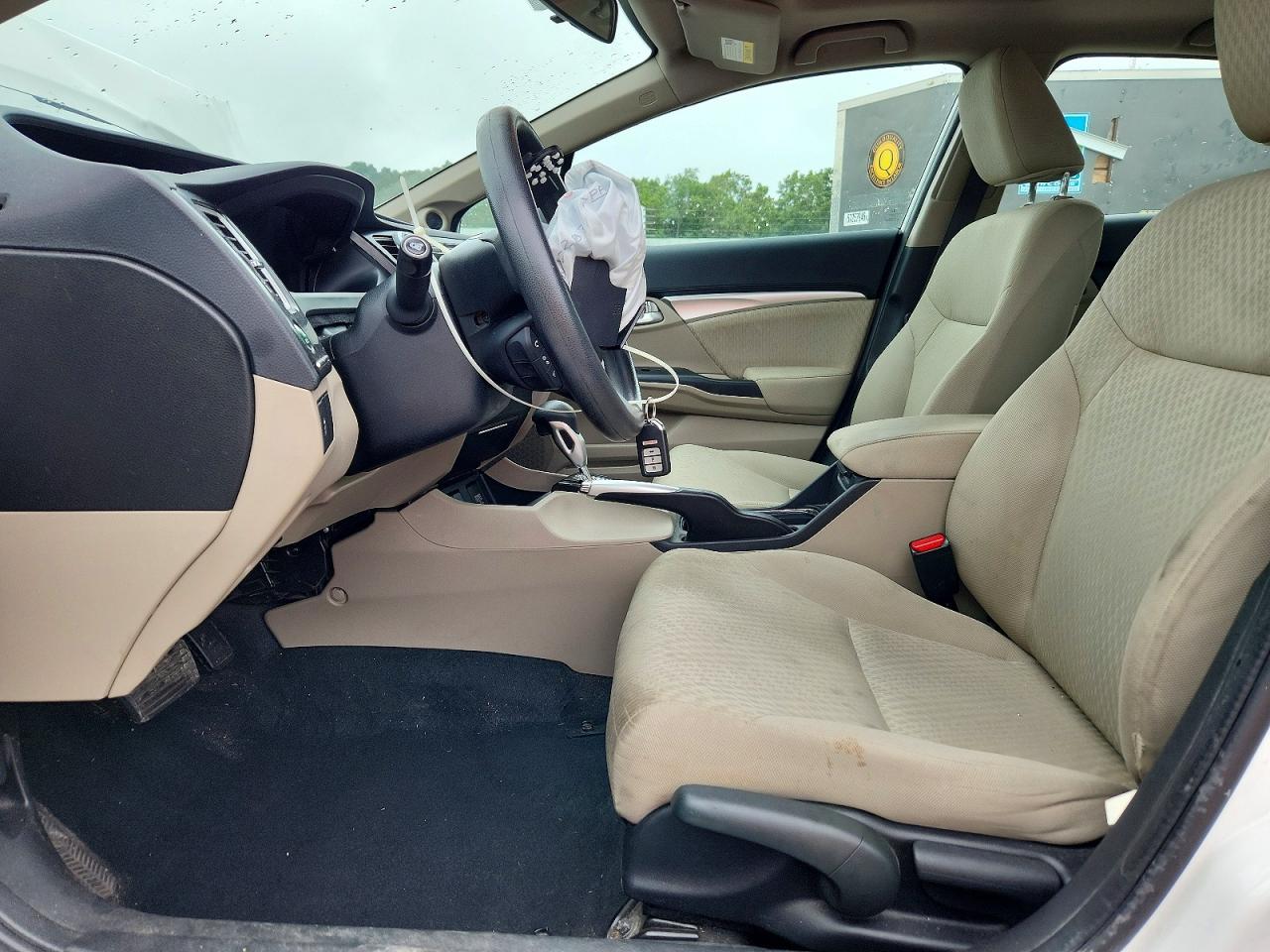 2015 Honda Civic Ex Белый vin: 19XFB2F82FE073500