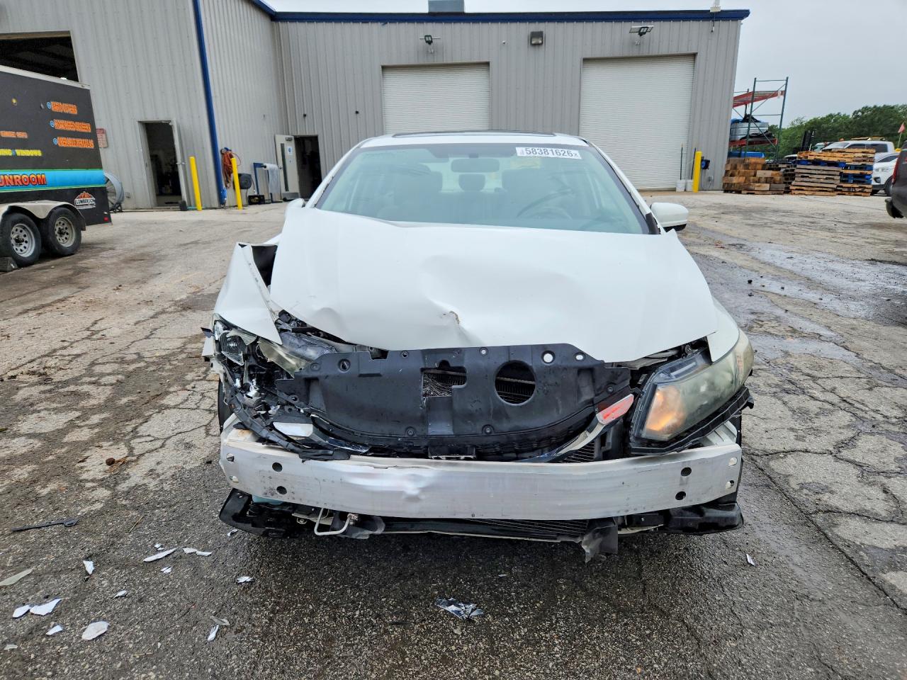 2015 Honda Civic Ex Белый vin: 19XFB2F82FE073500