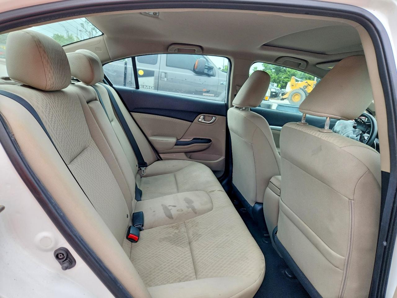 2015 Honda Civic Ex Белый vin: 19XFB2F82FE073500