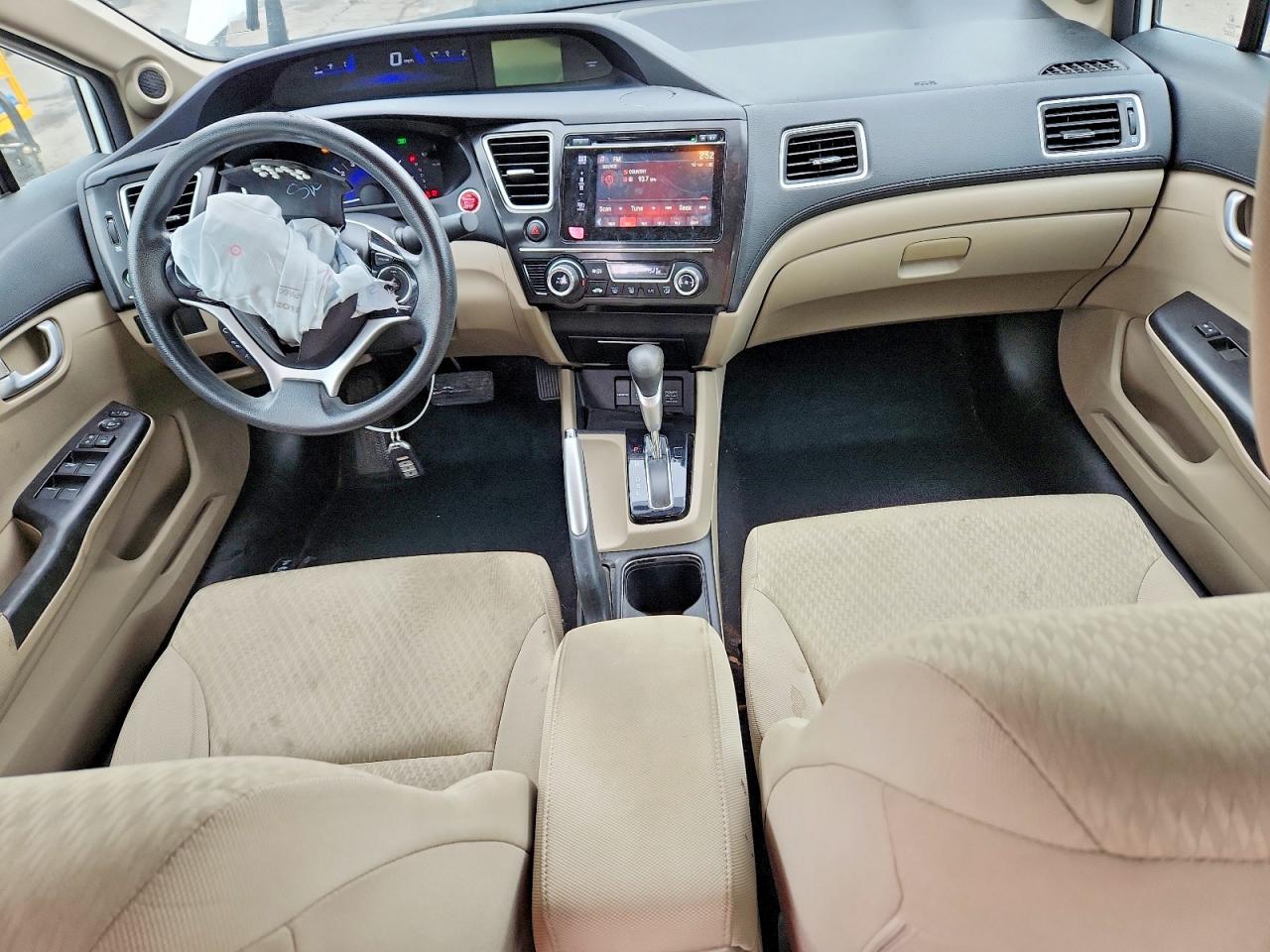 2015 Honda Civic Ex Белый vin: 19XFB2F82FE073500