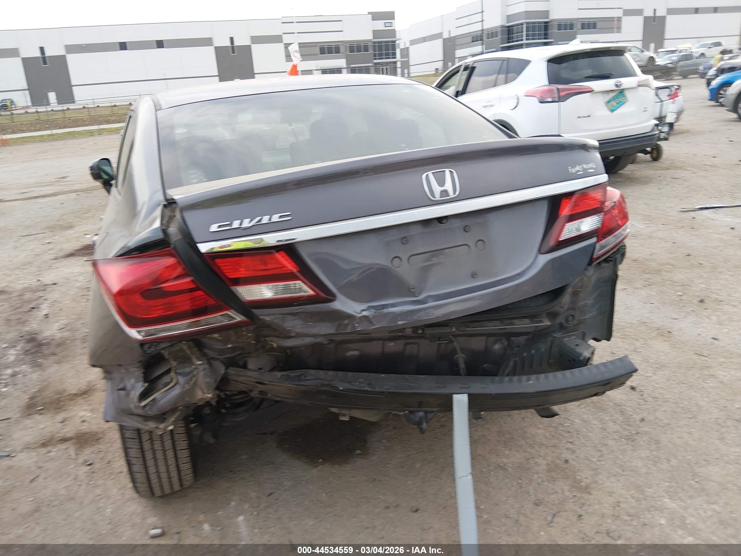 2015 Honda Civic Ex Серебряный vin: 19XFB2F82FE083024
