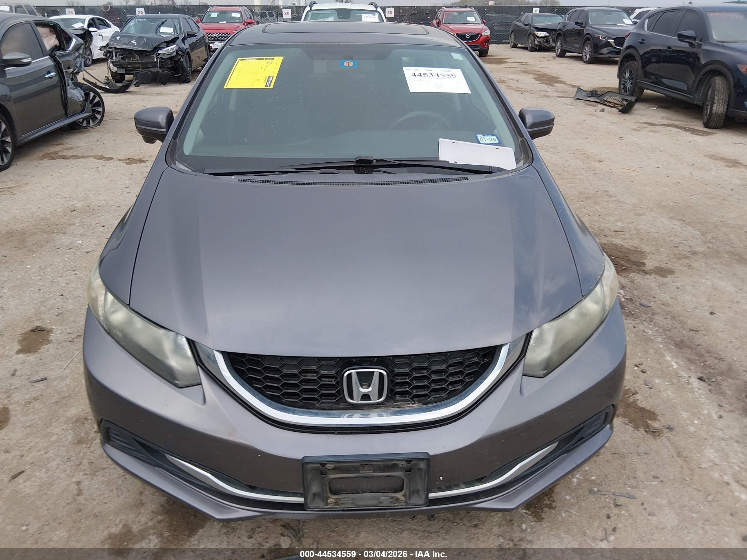 2015 Honda Civic Ex Серебряный vin: 19XFB2F82FE083024