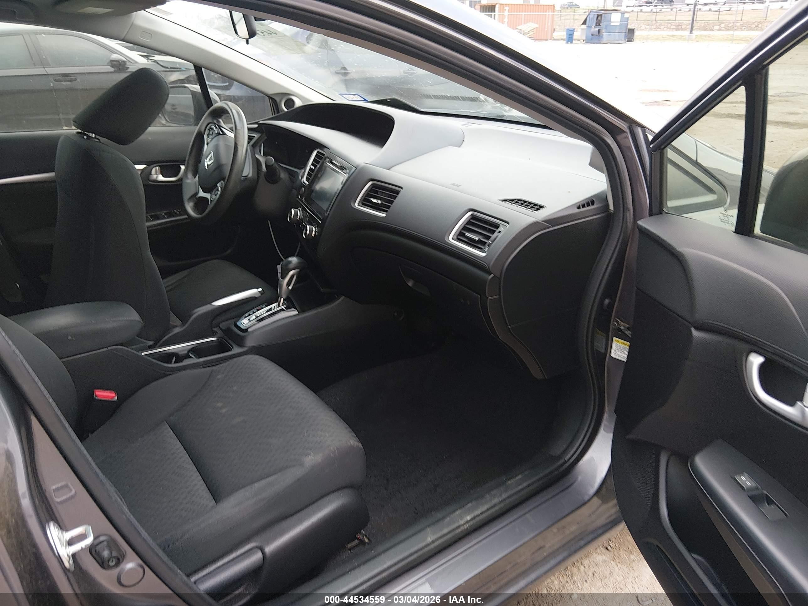 2015 Honda Civic Ex Серебряный vin: 19XFB2F82FE083024
