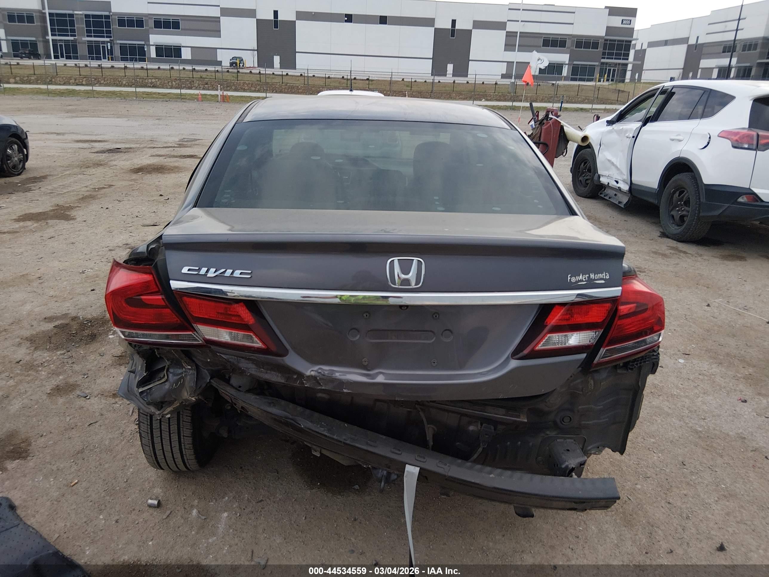 2015 Honda Civic Ex Серебряный vin: 19XFB2F82FE083024