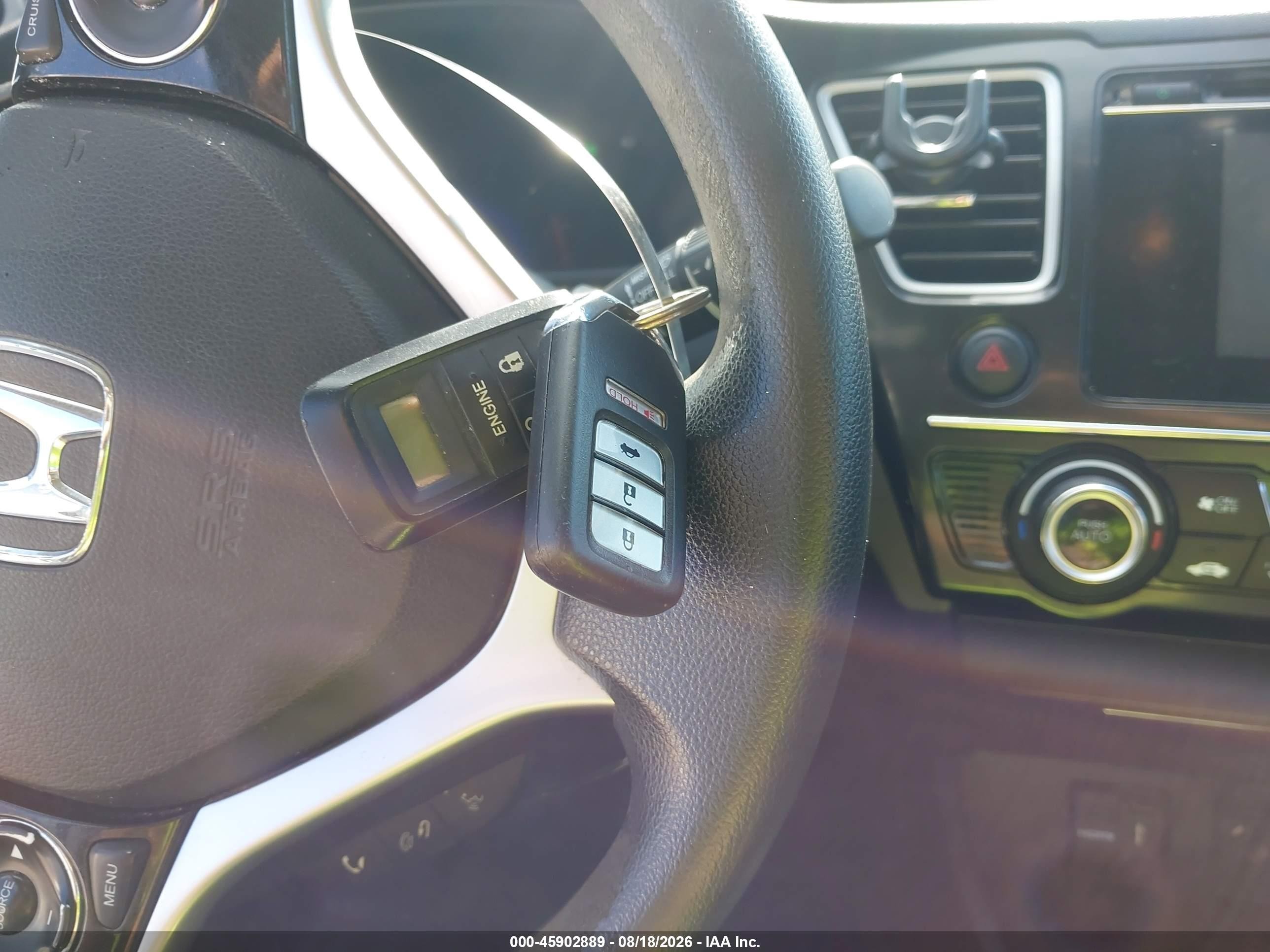2015 Honda Civic Ex Черный vin: 19XFB2F82FE086960