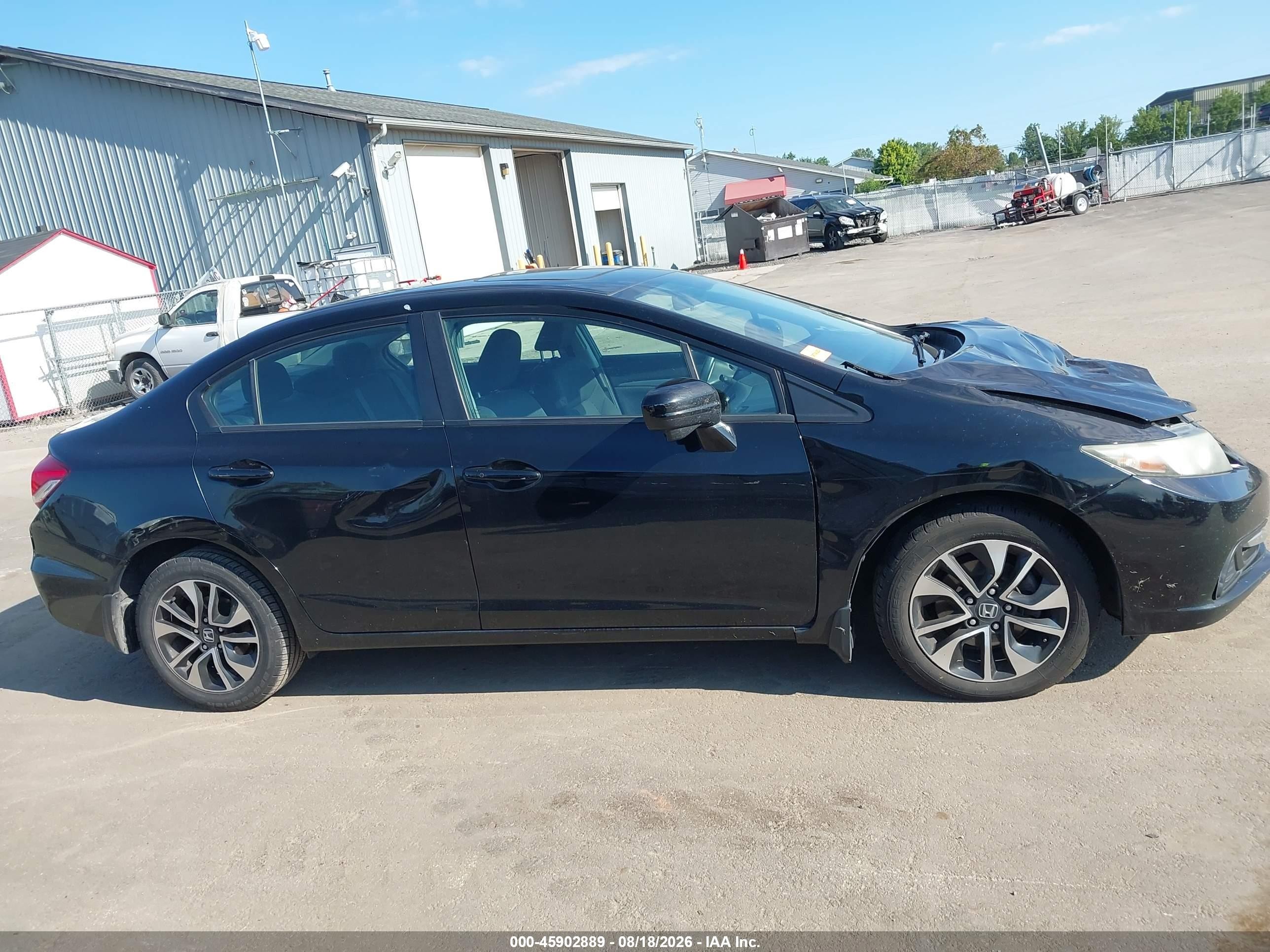 2015 Honda Civic Ex Черный vin: 19XFB2F82FE086960
