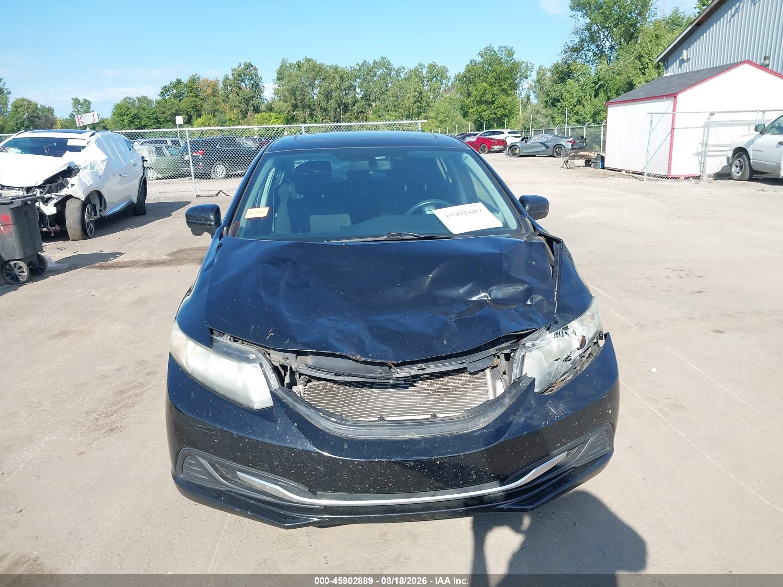 2015 Honda Civic Ex Черный vin: 19XFB2F82FE086960