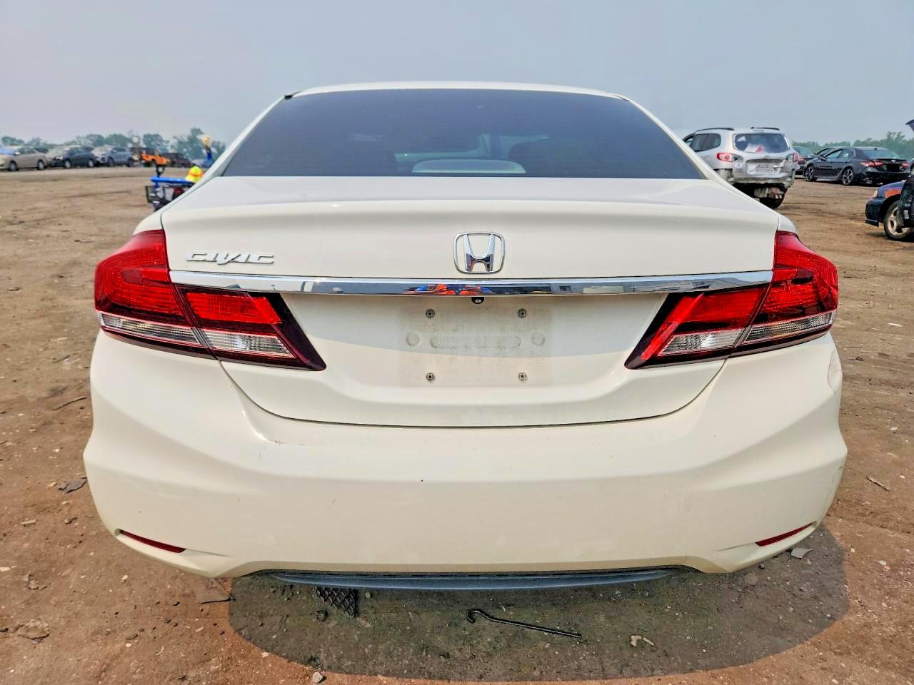 2015 Honda Civic Ex White vin: 19XFB2F82FE097974