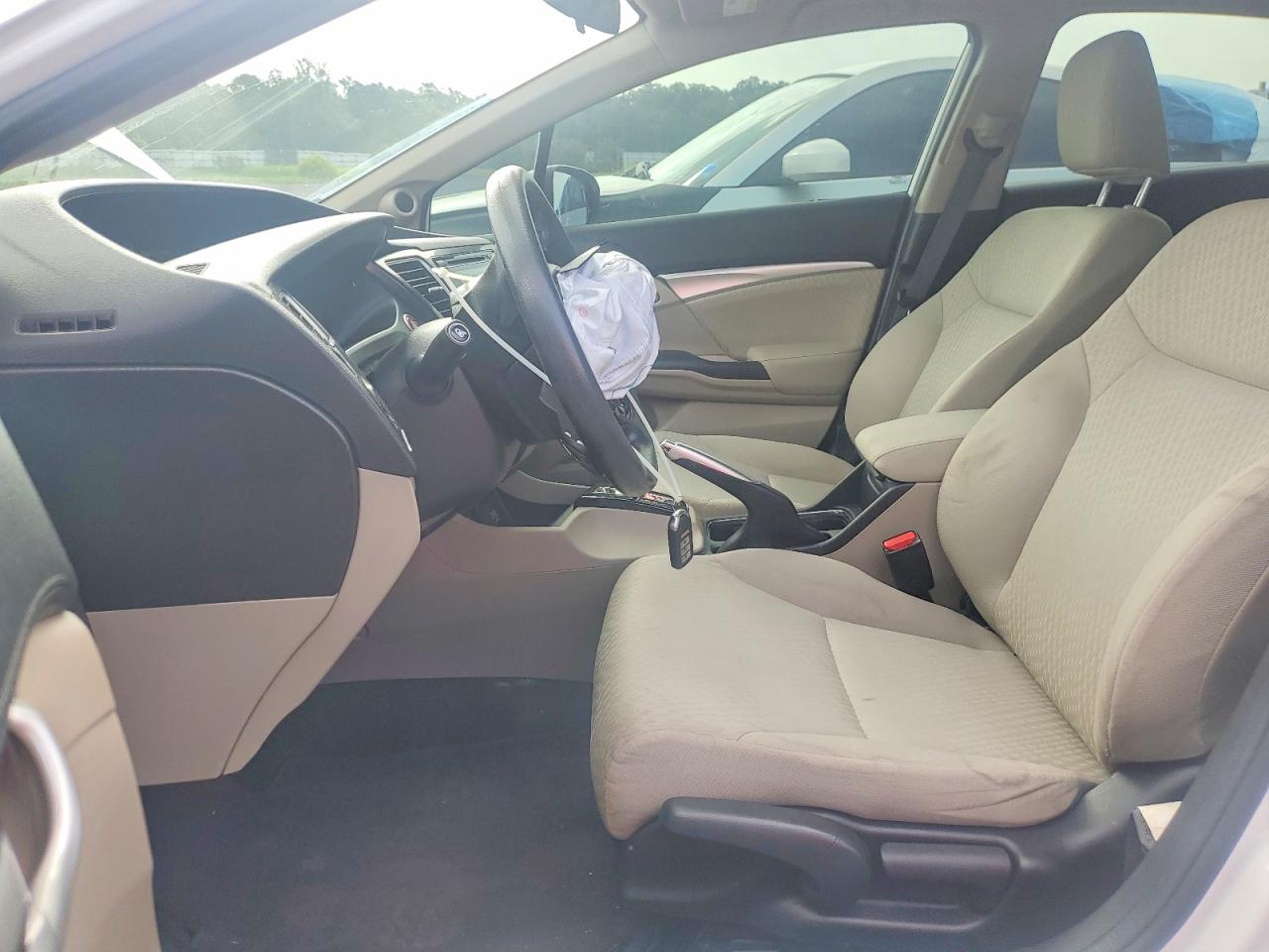 2015 Honda Civic Ex White vin: 19XFB2F82FE097974