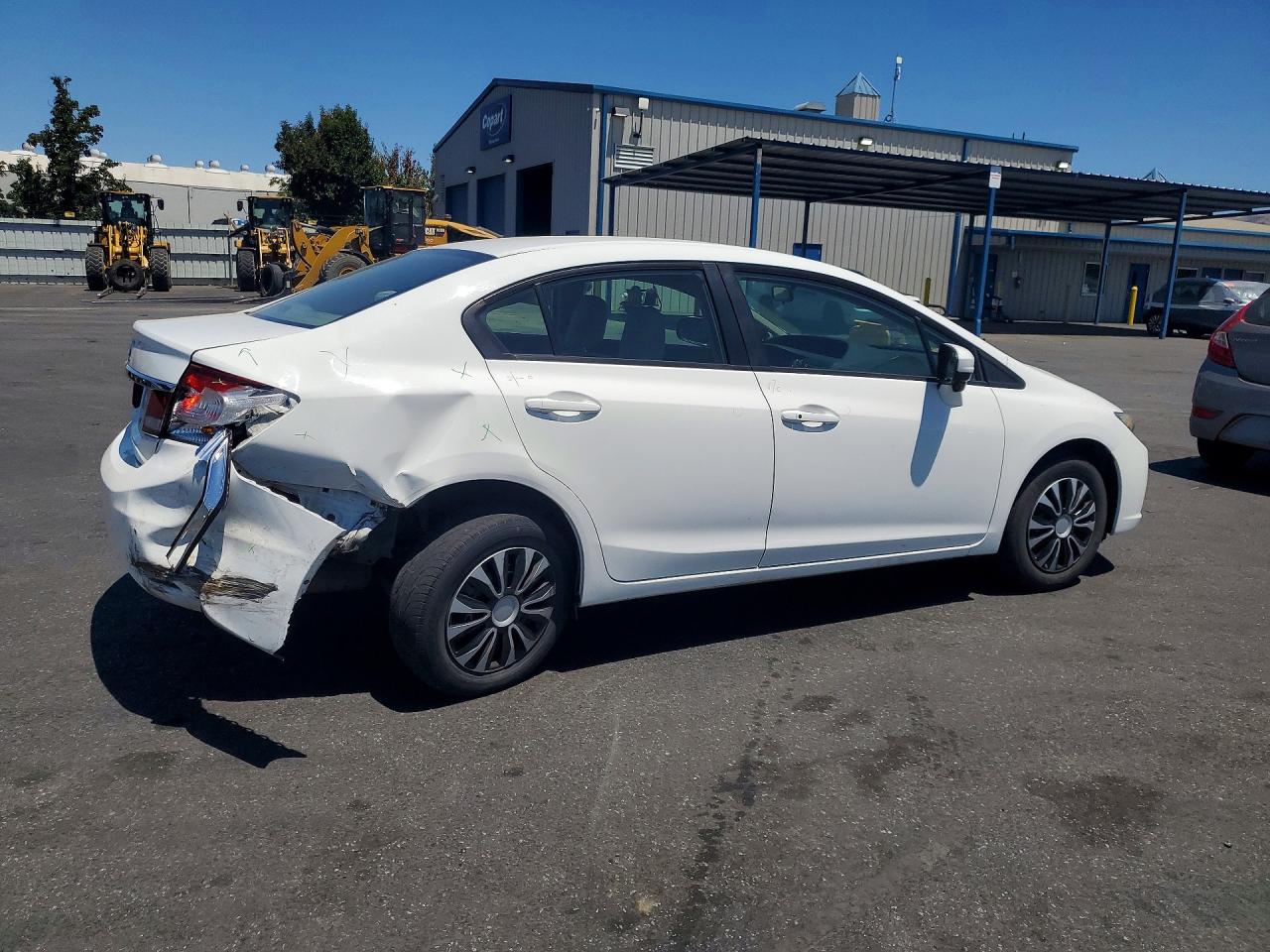 2015 Honda Civic Ex White vin: 19XFB2F82FE203422