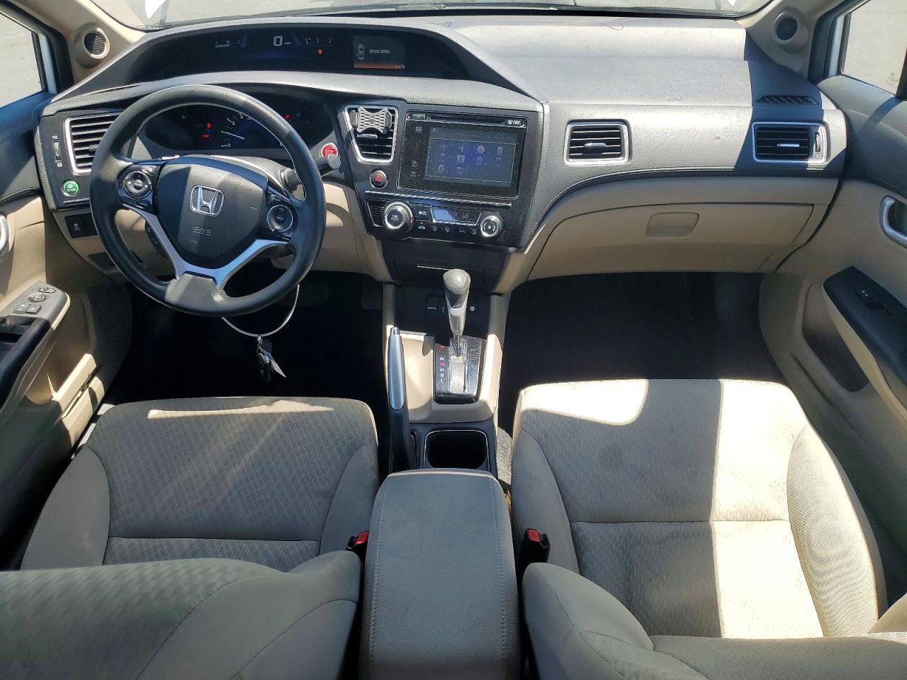 2015 Honda Civic Ex White vin: 19XFB2F82FE203422