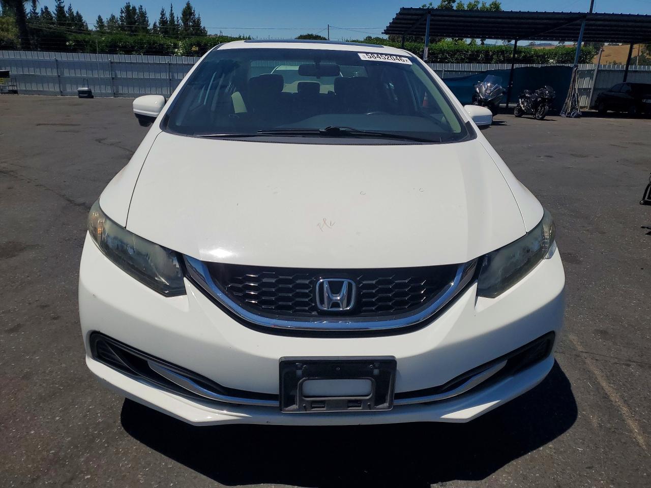 2015 Honda Civic Ex White vin: 19XFB2F82FE203422