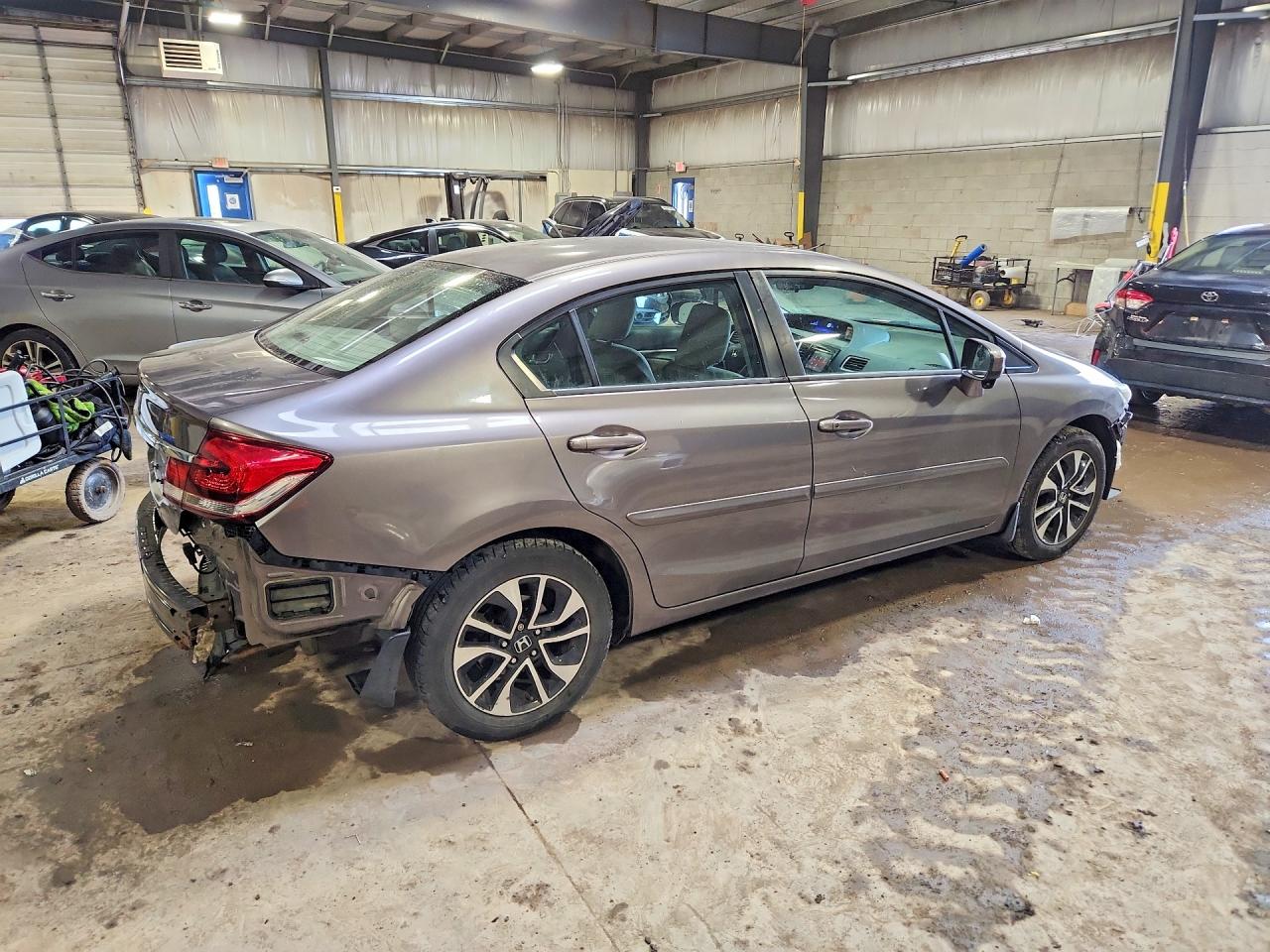 2015 Honda Civic Ex Gray vin: 19XFB2F82FE235156