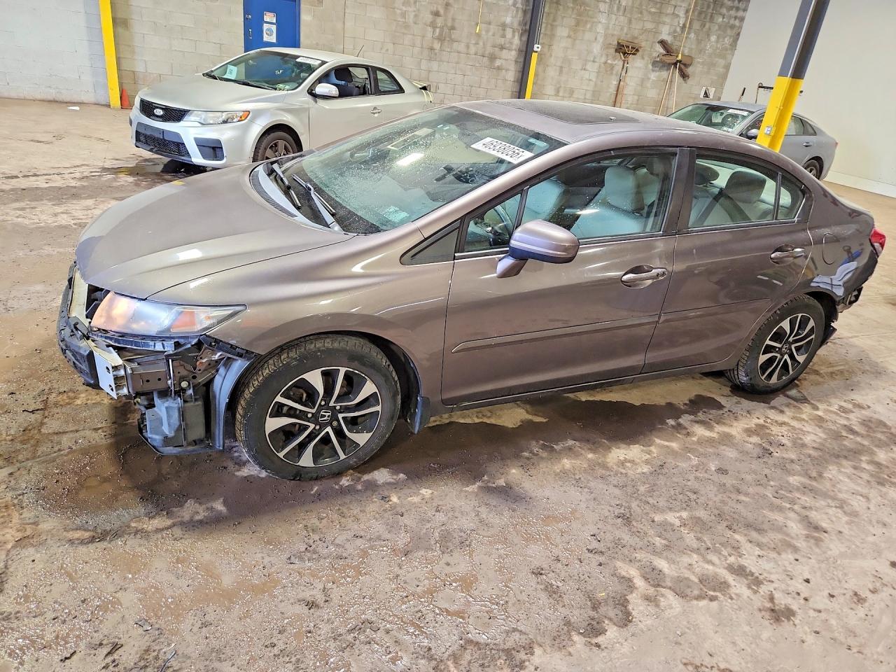 2015 Honda Civic Ex Gray vin: 19XFB2F82FE235156
