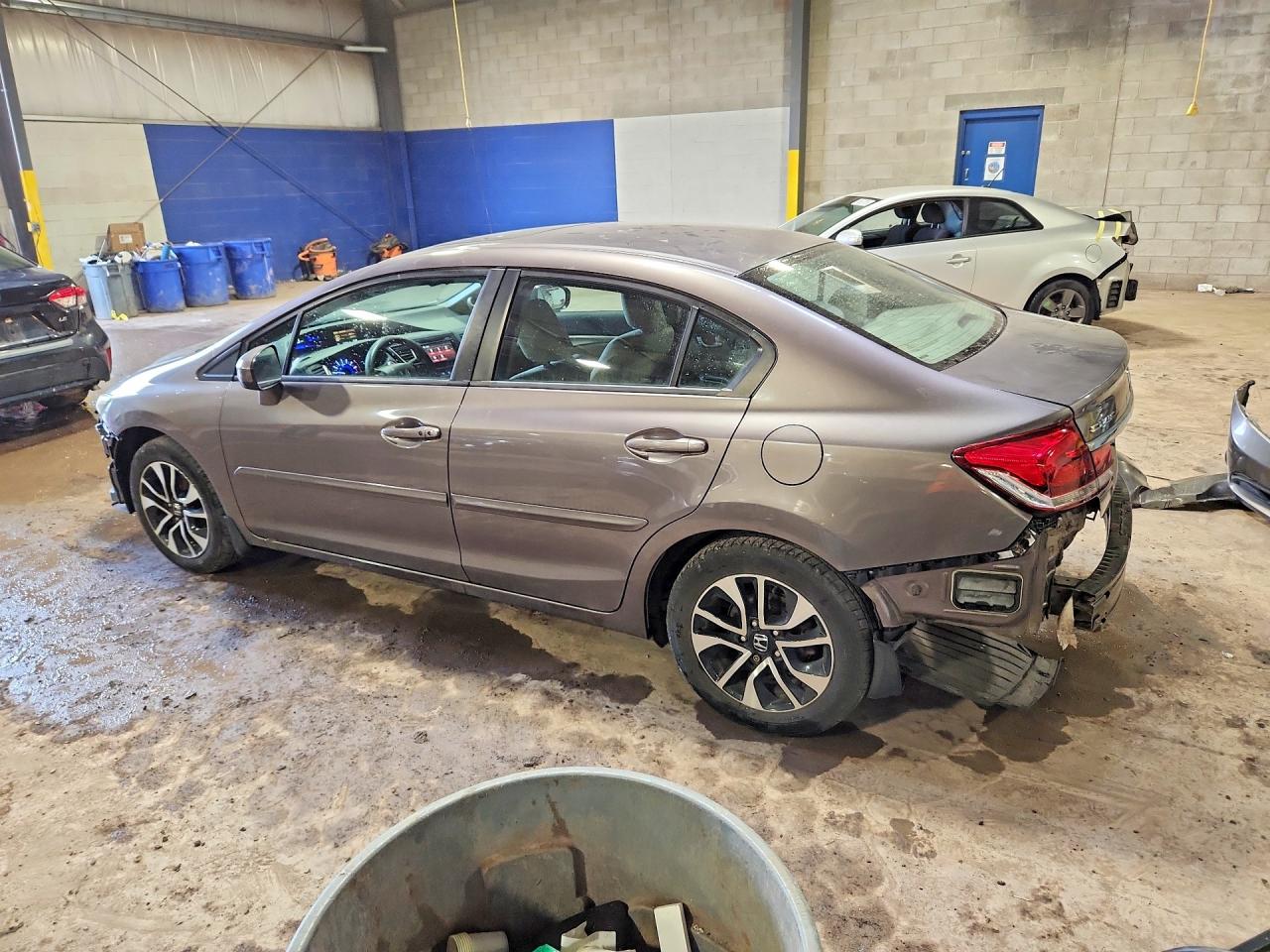 2015 Honda Civic Ex Gray vin: 19XFB2F82FE235156