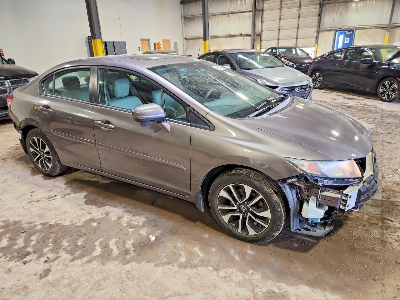 2015 Honda Civic Ex Gray vin: 19XFB2F82FE235156