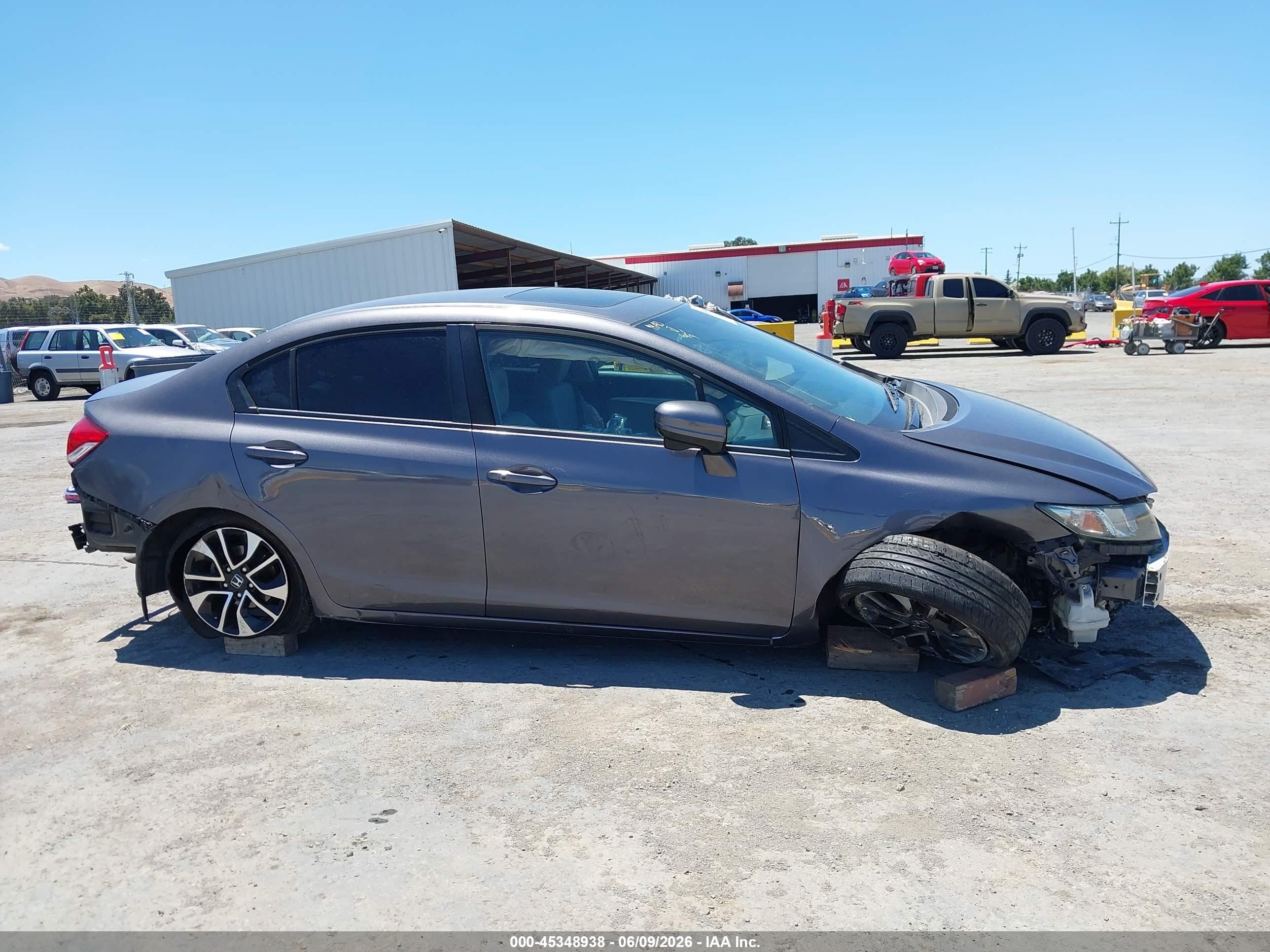 2015 Honda Civic Ex Gray vin: 19XFB2F82FE235724