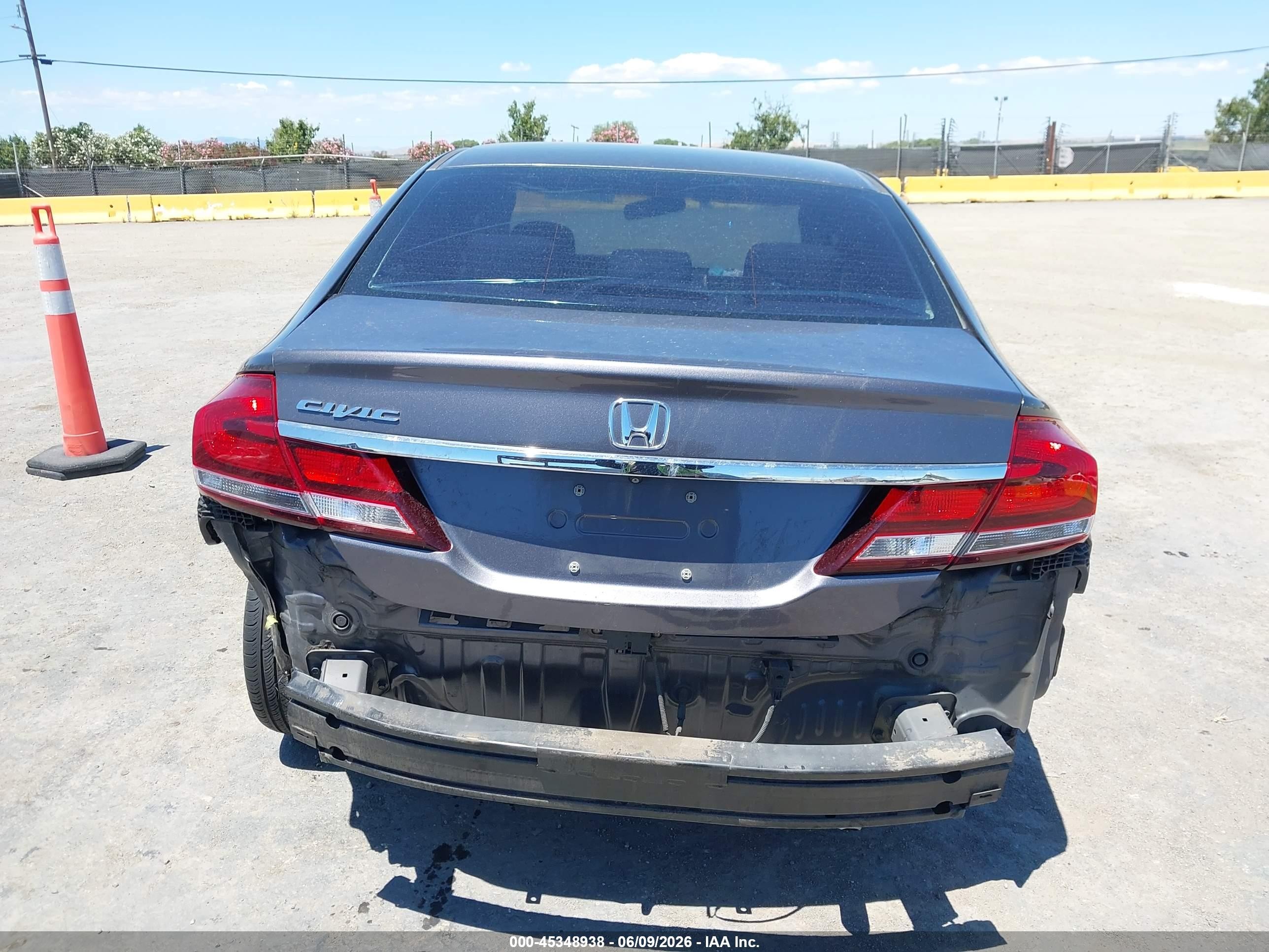 2015 Honda Civic Ex Gray vin: 19XFB2F82FE235724
