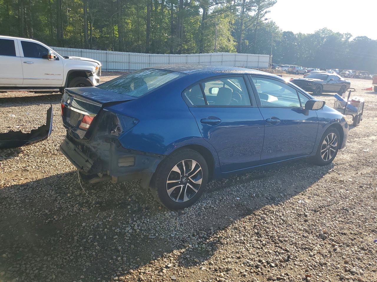 2015 Honda Civic Ex Blue vin: 19XFB2F82FE239272
