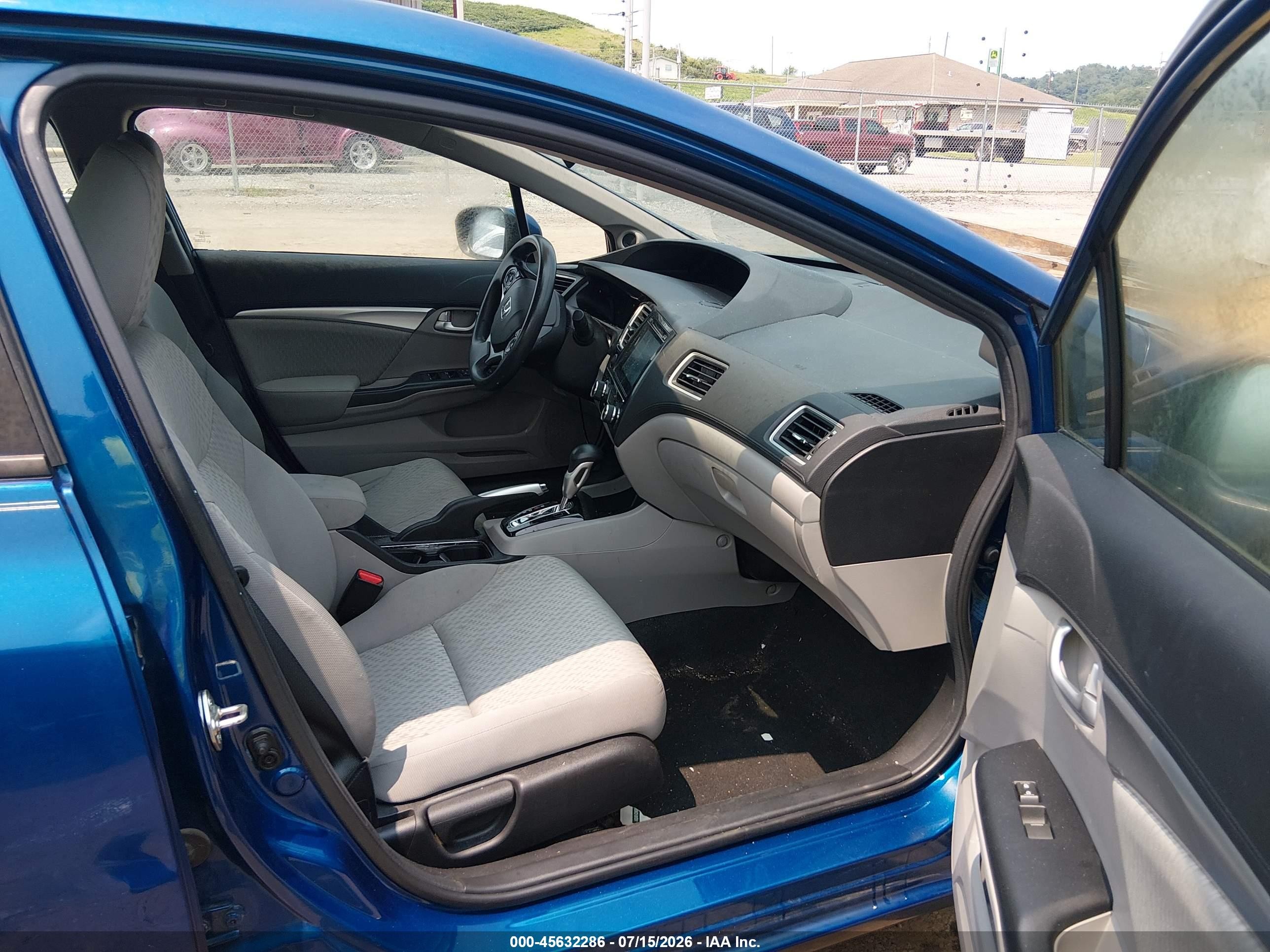 2015 Honda Civic Ex Blue vin: 19XFB2F82FE251986