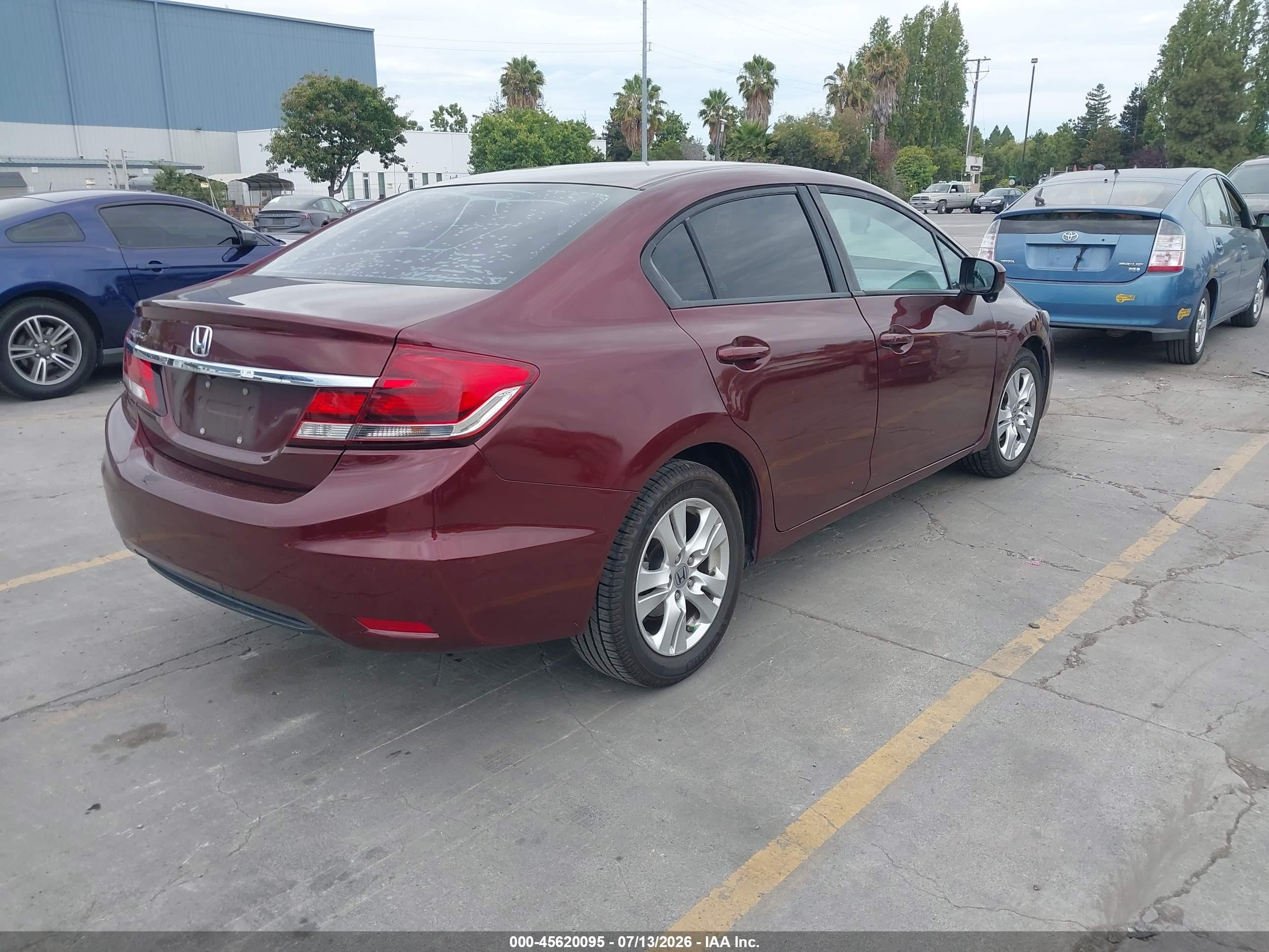 2015 Honda Civic Ex Red vin: 19XFB2F82FE252166