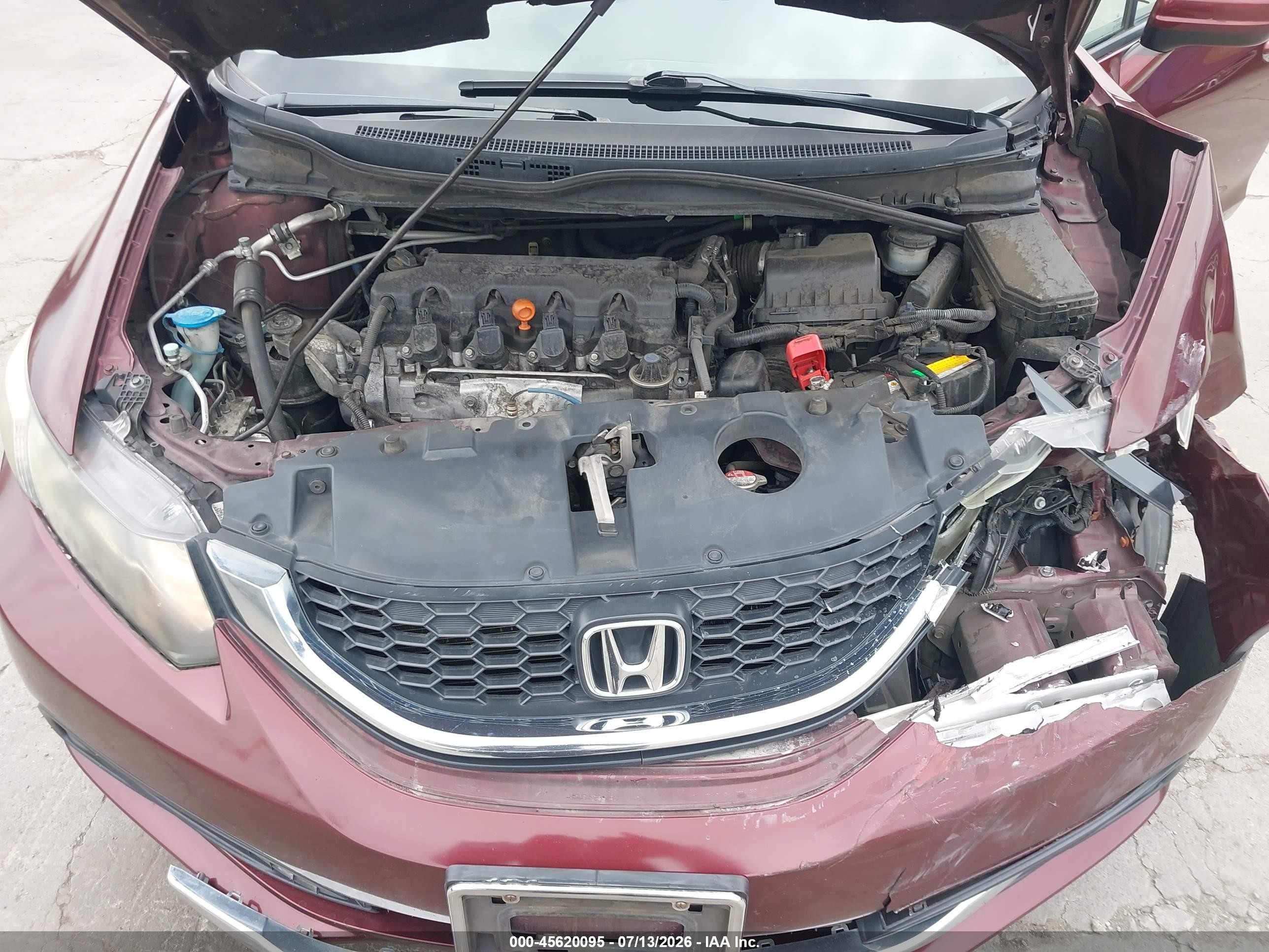 2015 Honda Civic Ex Red vin: 19XFB2F82FE252166