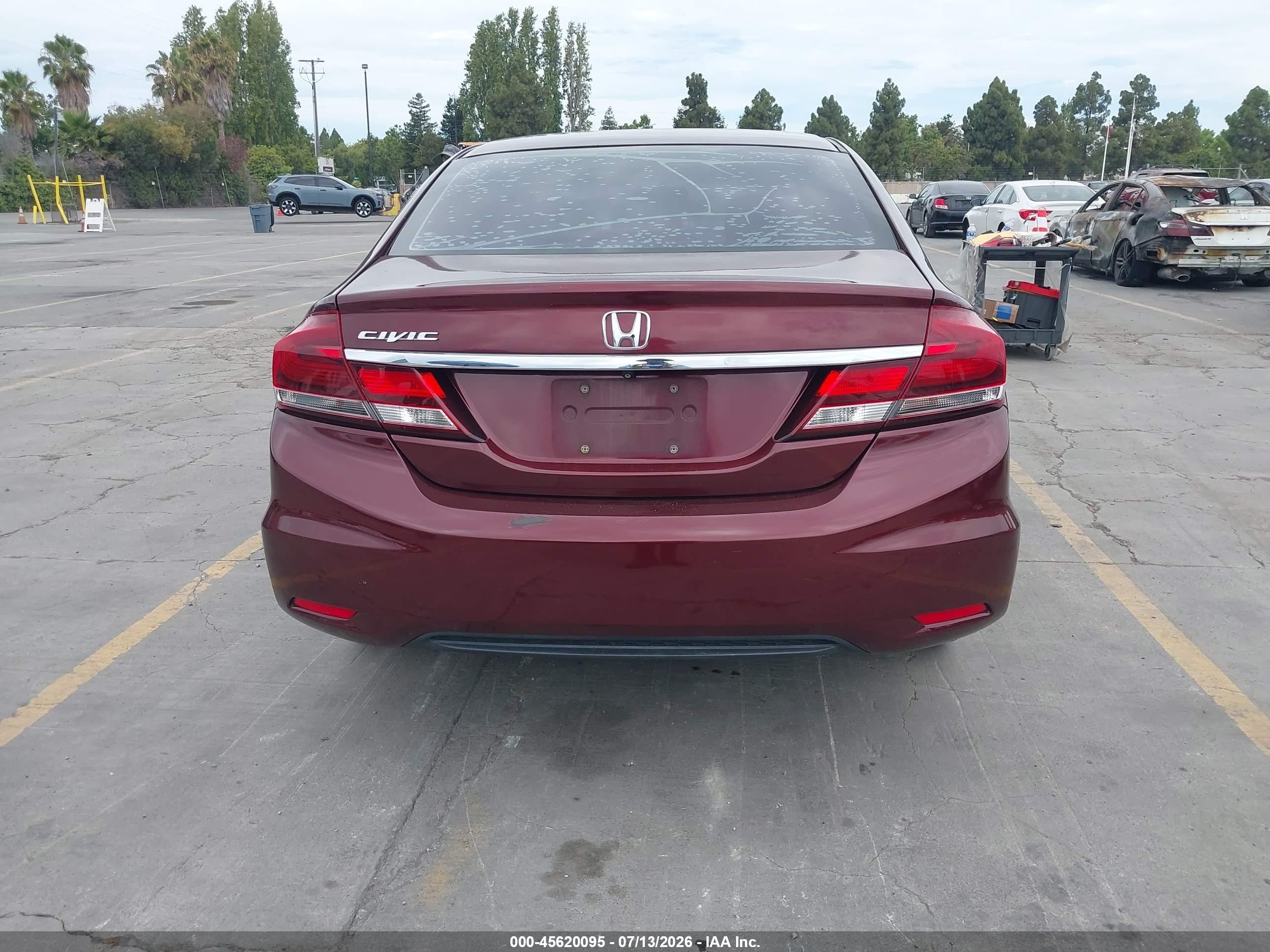 2015 Honda Civic Ex Red vin: 19XFB2F82FE252166