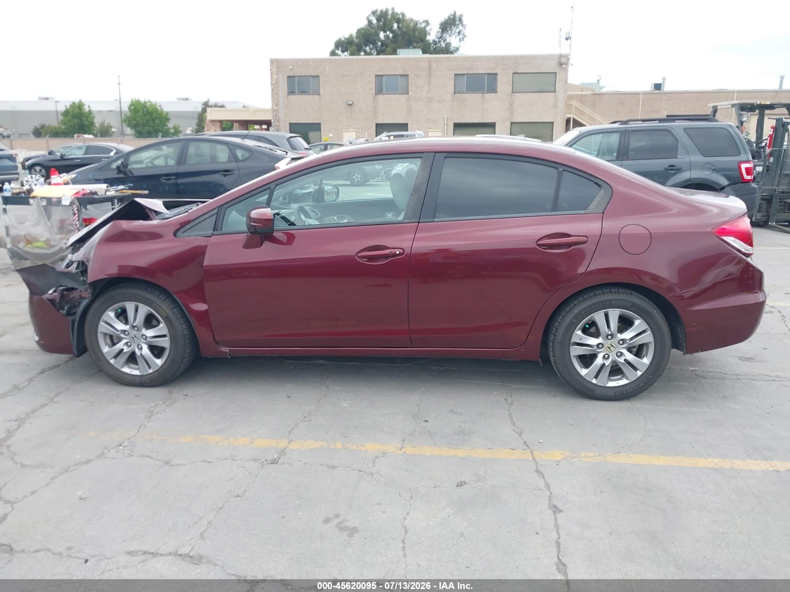 2015 Honda Civic Ex Red vin: 19XFB2F82FE252166